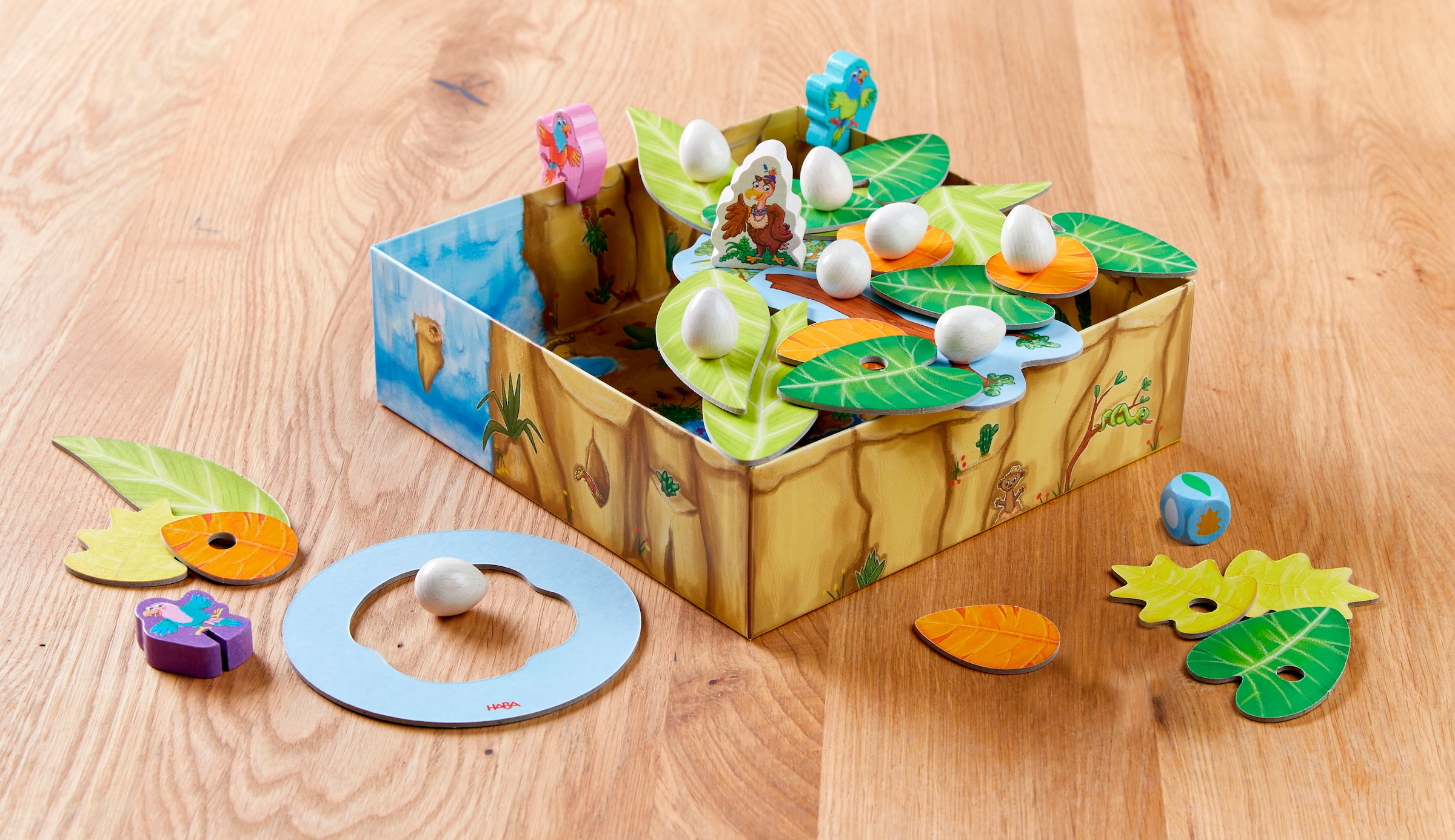 Haba Spiel »Auweia, Frau Geier! Im Nest wackeln Eier«