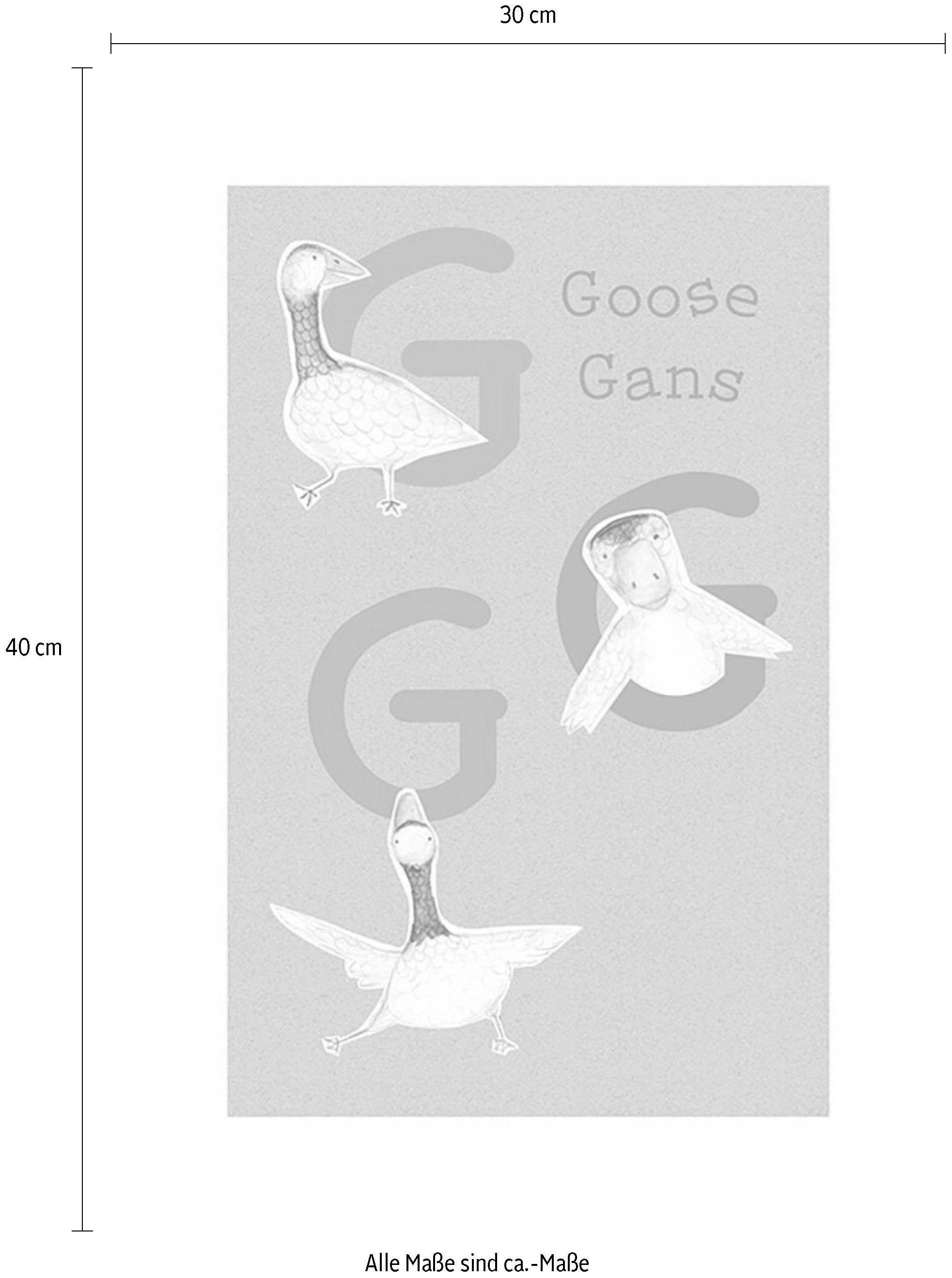Komar Bild »ABC Animal G«, Buchstaben, (1 St.), Wandbild zur Dekoration - ohne Rahmen