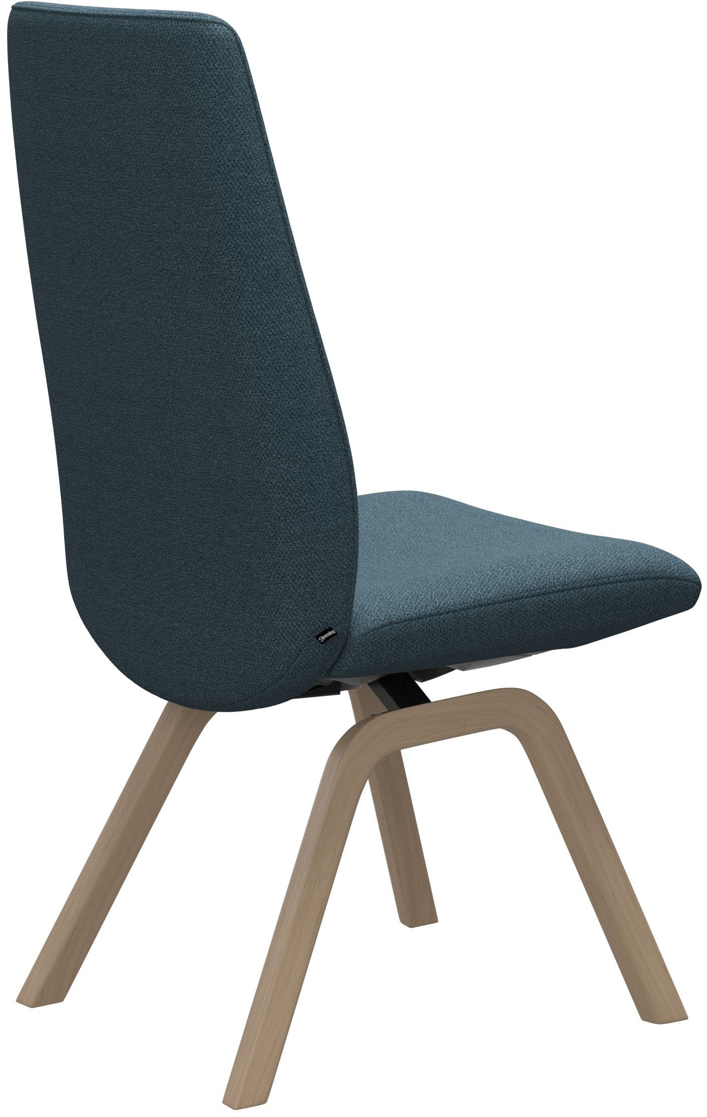 Stressless® Polsterstuhl »Laurel«, ROHLEDER Stoff Q2 FARON, High Back, Größe L, mit schräggestellten Beinen in Eiche gekalkt