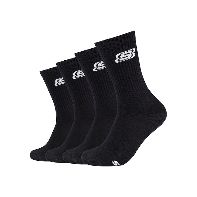 Skechers Socken, (Packung, 4 Paar), Verstärkte Ferse & Spitze für lange  Haltbarkeit bei ♕