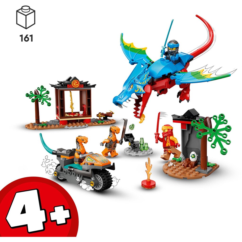 LEGO® Konstruktionsspielsteine »Drachentempel (71759), LEGO® NINJAGO«, (161 St.)