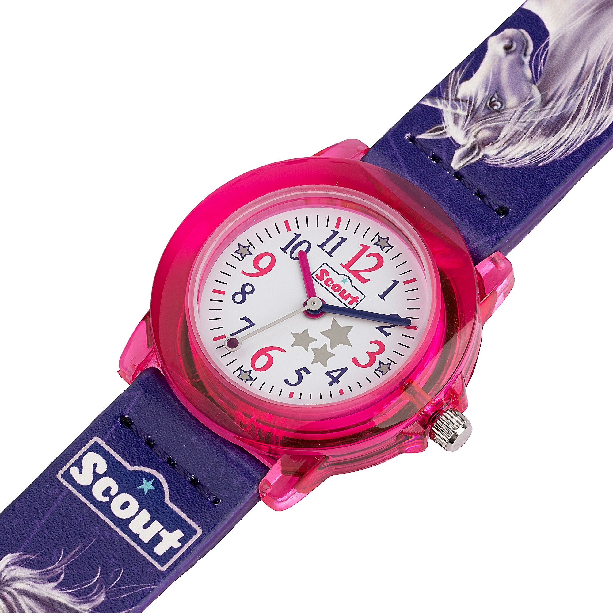 Scout Quarzuhr »Crystal« Armbanduhr, Kinderuhr, Mädchen, Einhorn, Geschenk, Geburtstag