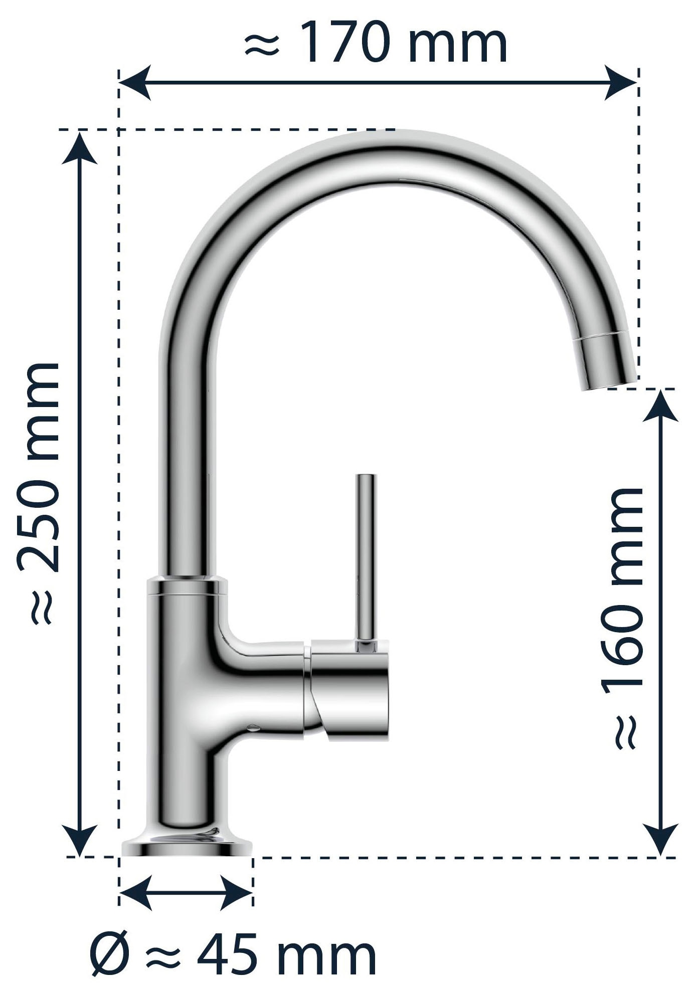 WASSERWERK Waschtischarmatur »WT 14«