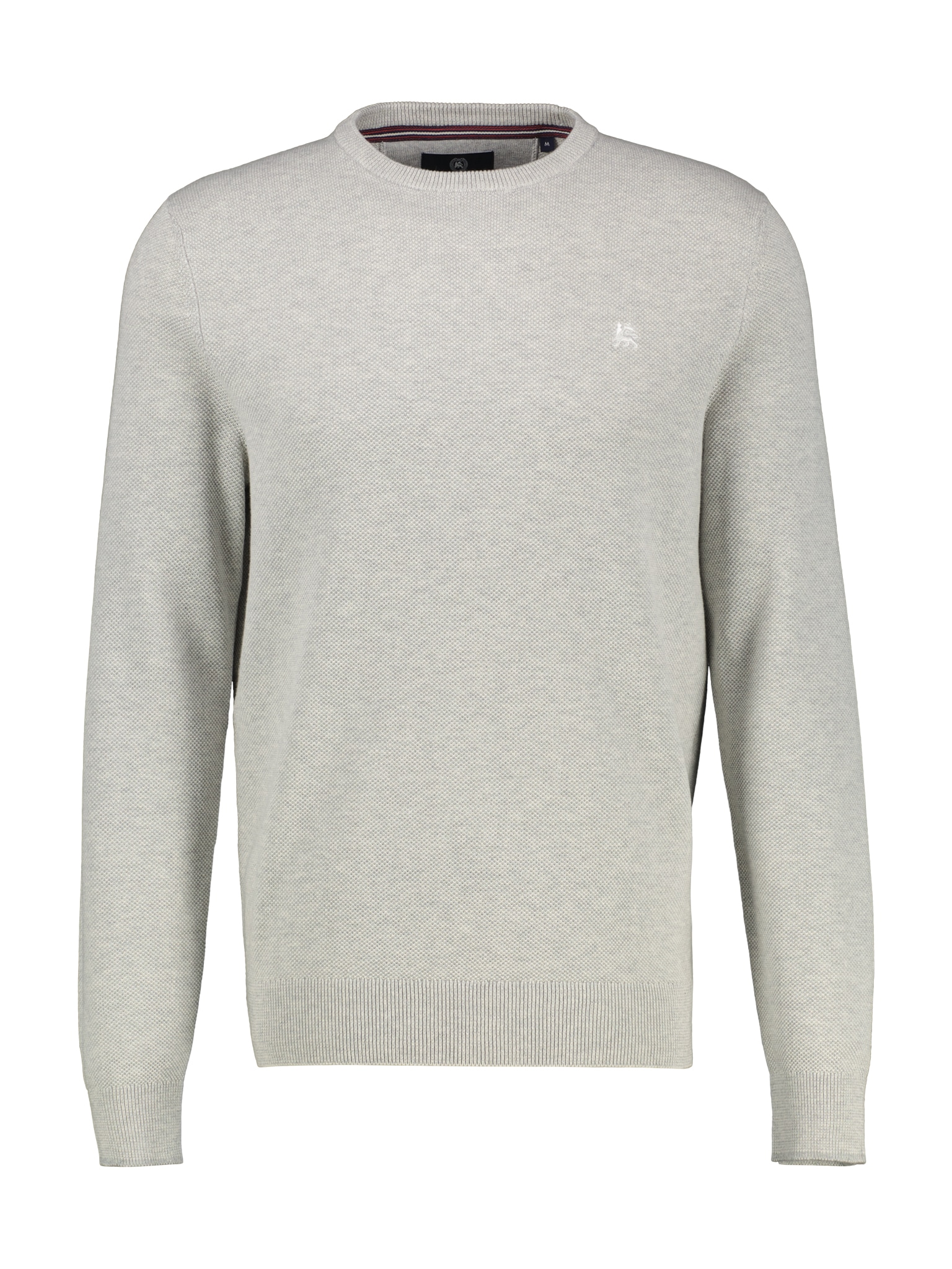 LERROS Strickpullover, mit Logo Stickerei