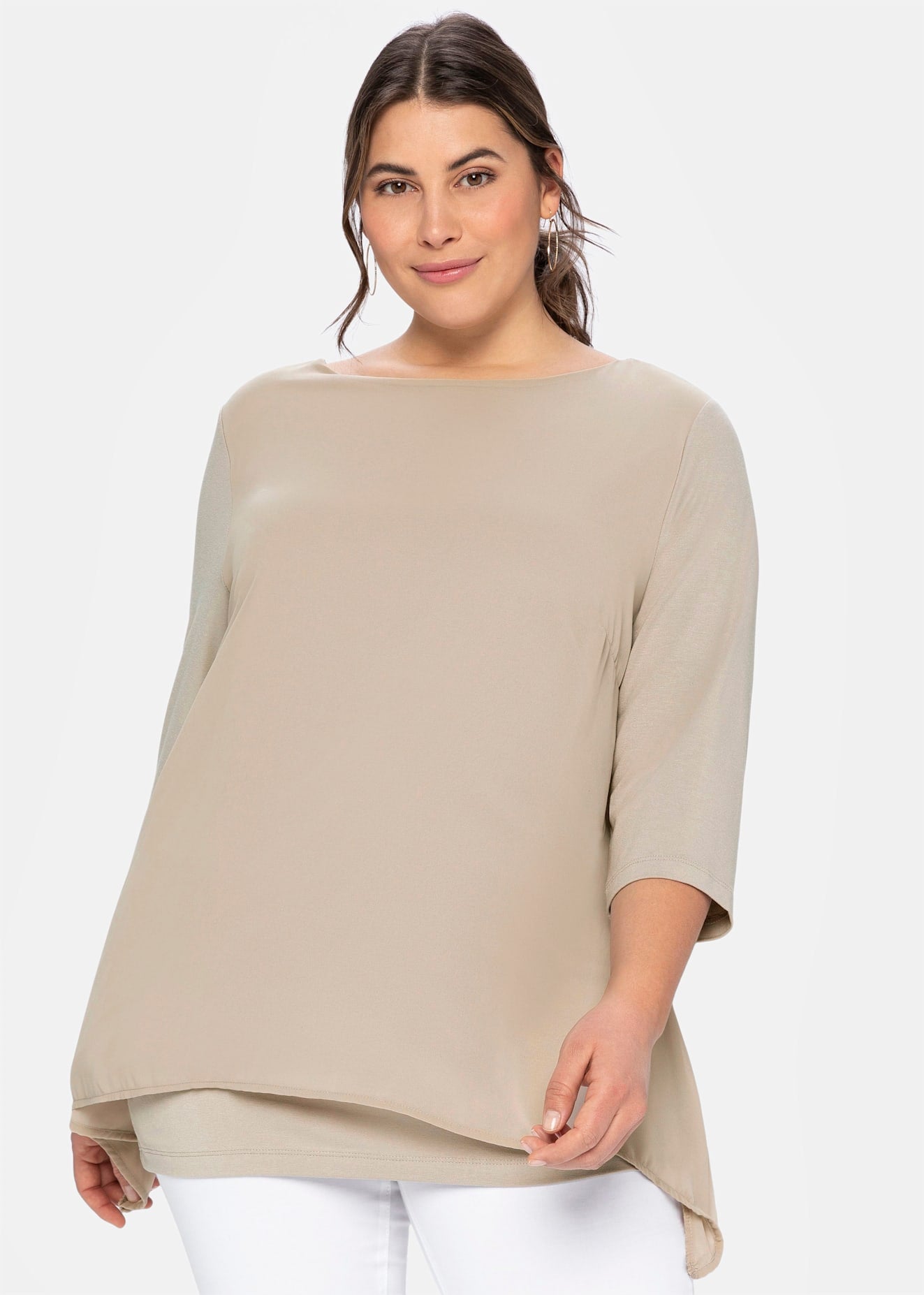 Sheego Blusenshirt »Blusenshirt«, (1 tlg.)