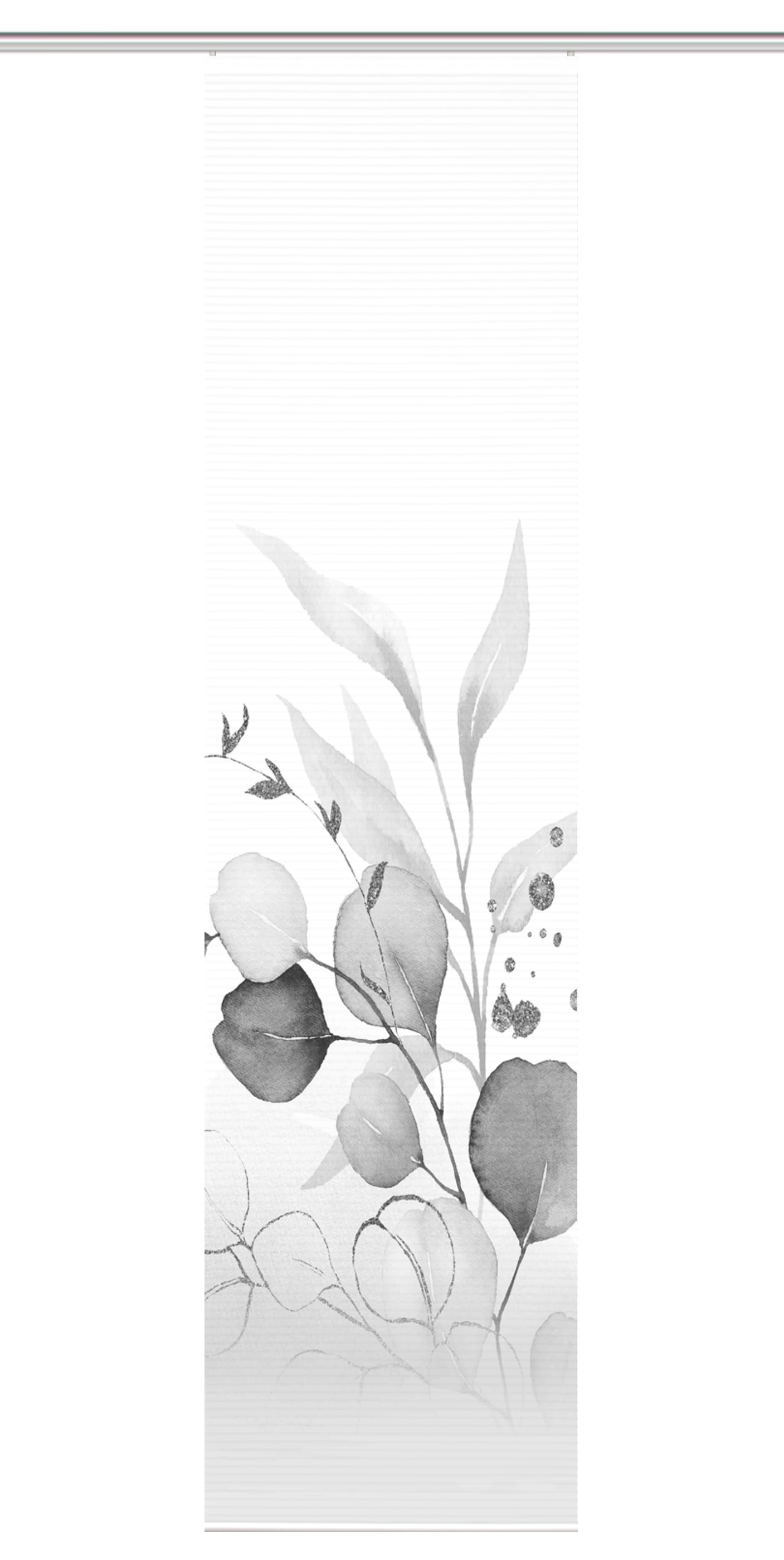 HOME in green Schiebegardine »ABANIO« Paneelwagen 1 Stk. tlg. DIGITALBEDRUCKT, BAMBUSOPTIK RECYCELT