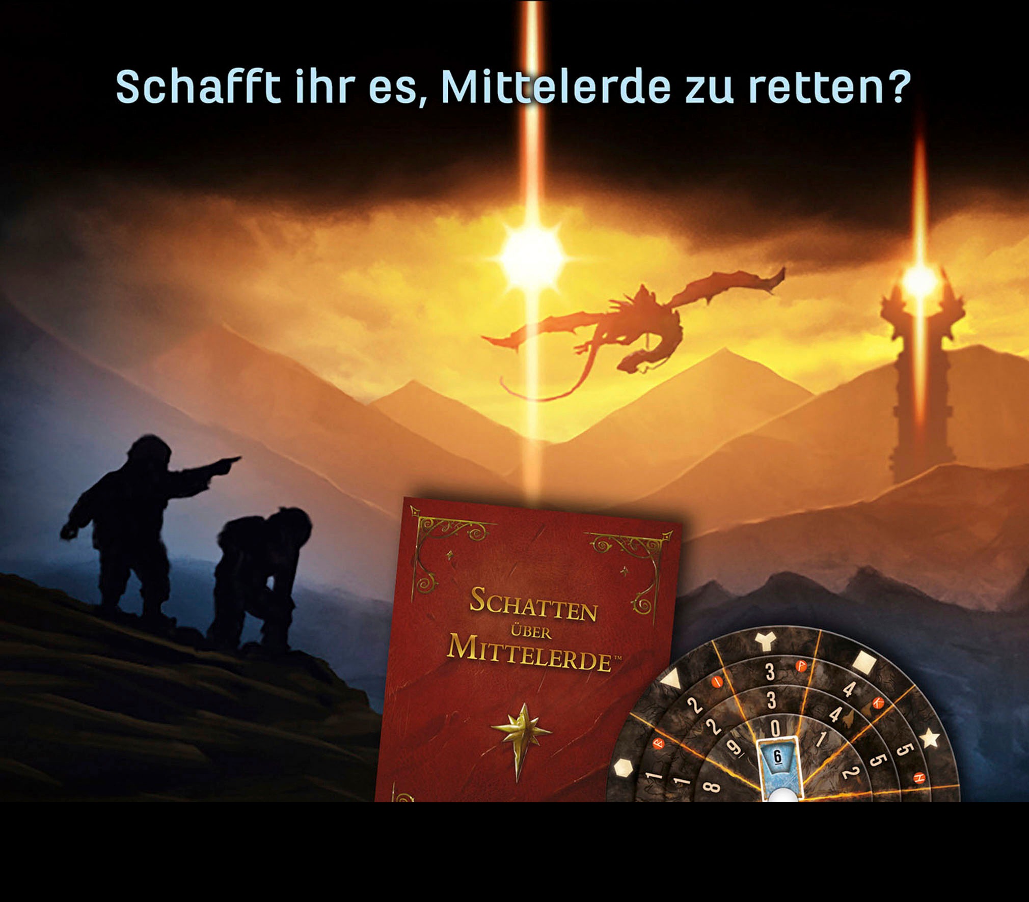 Kosmos Spiel »EXIT, Das Spiel, Schatten über Mittelerde™«, Made in Germany