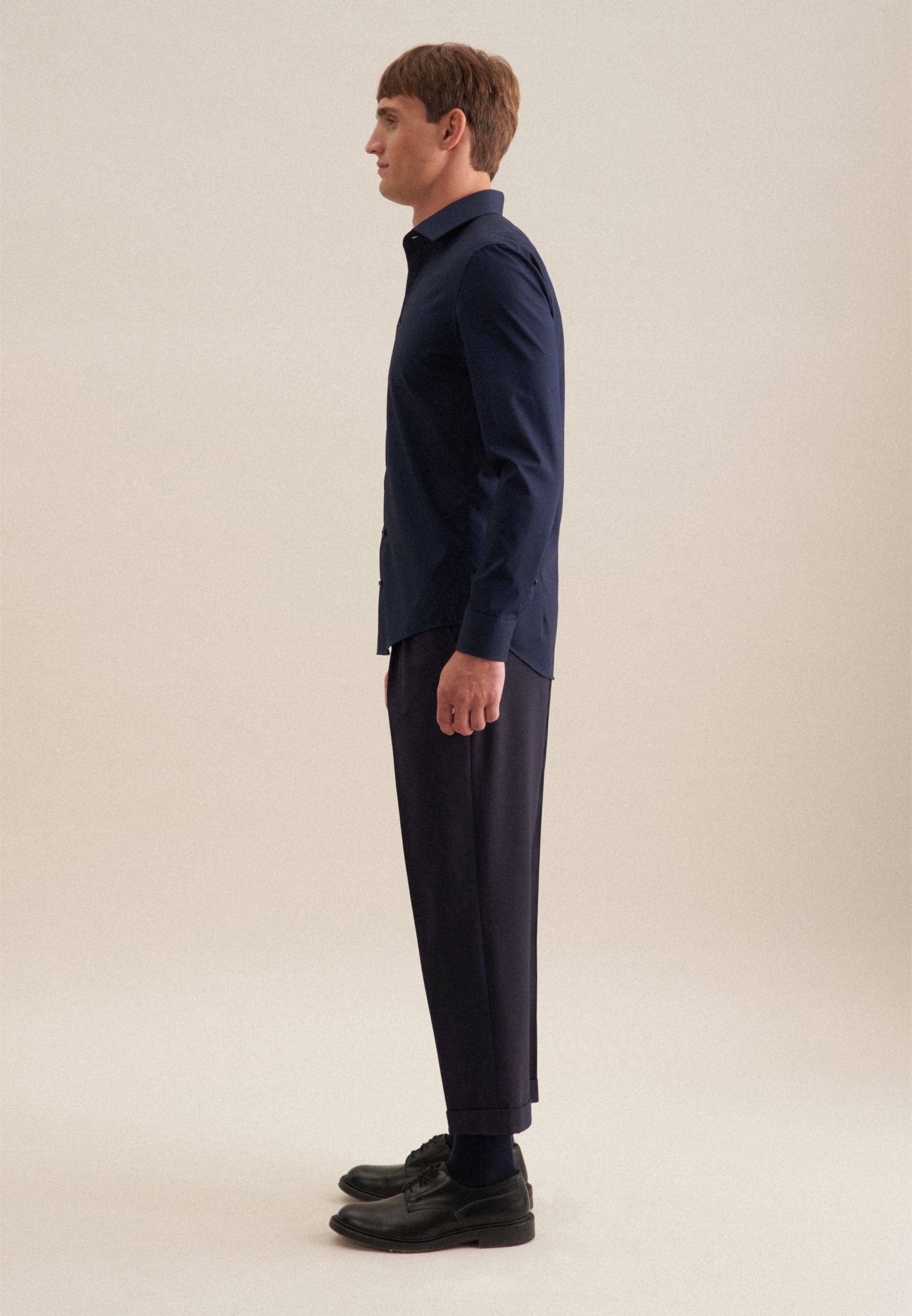 seidensticker Businesshemd »Schwarze Rose« Slim 1/1 Kentkragen Uni