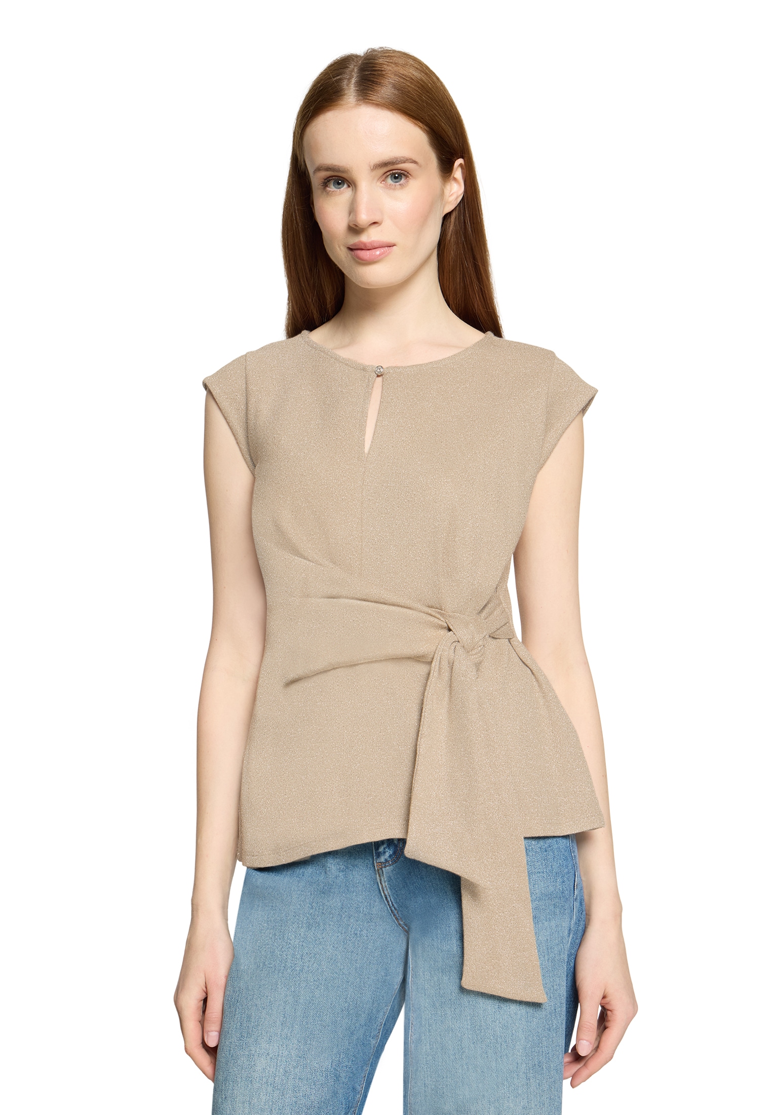 Cartoon Kurzarmshirt »Kurzarm-Shirt mit Lurexfaden«