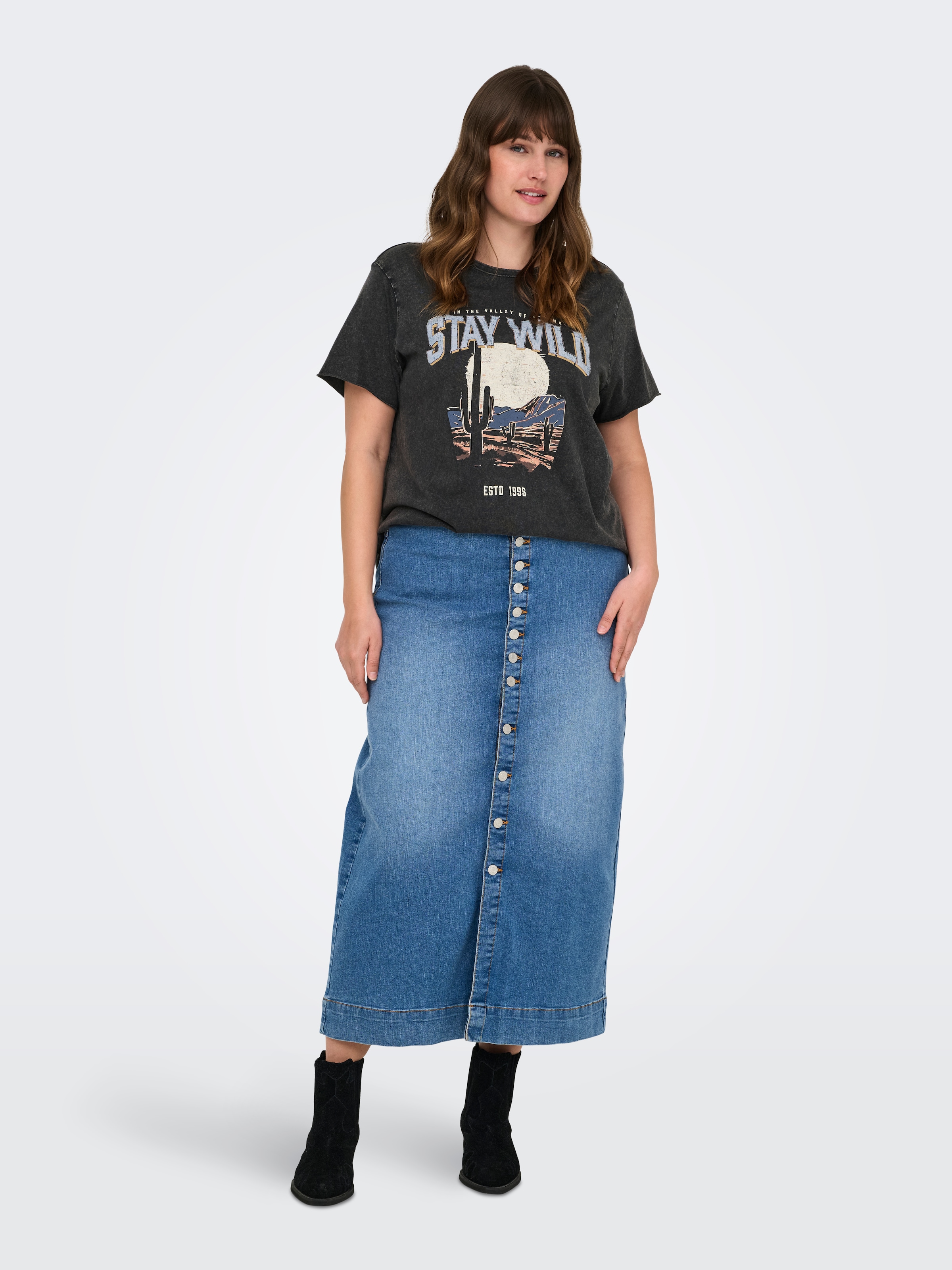 ONLY CARMAKOMA T-Shirt »CARLUCY LIFE REG S/S TOP JRS NOOS«