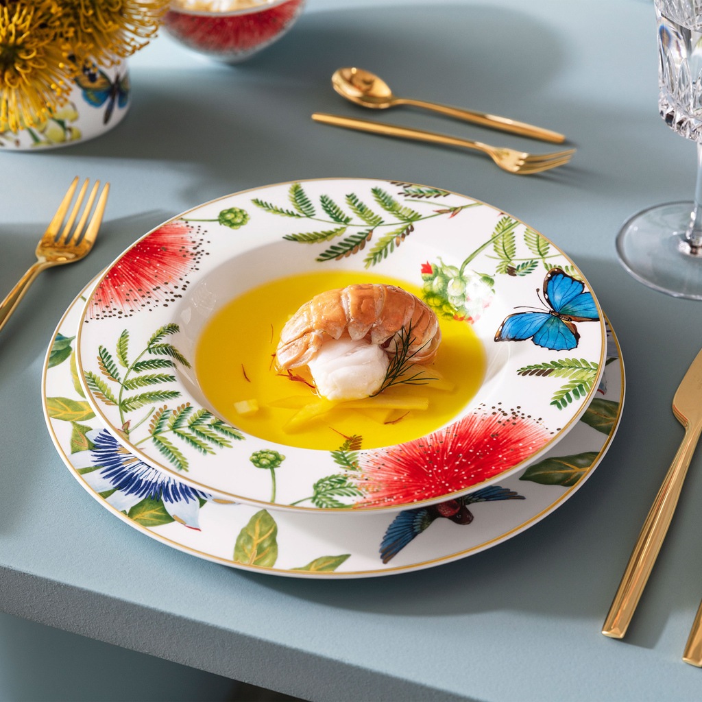 Villeroy & Boch Suppenteller »Suppenteller Amazonia Anmut ø 24,6 cm bunt«