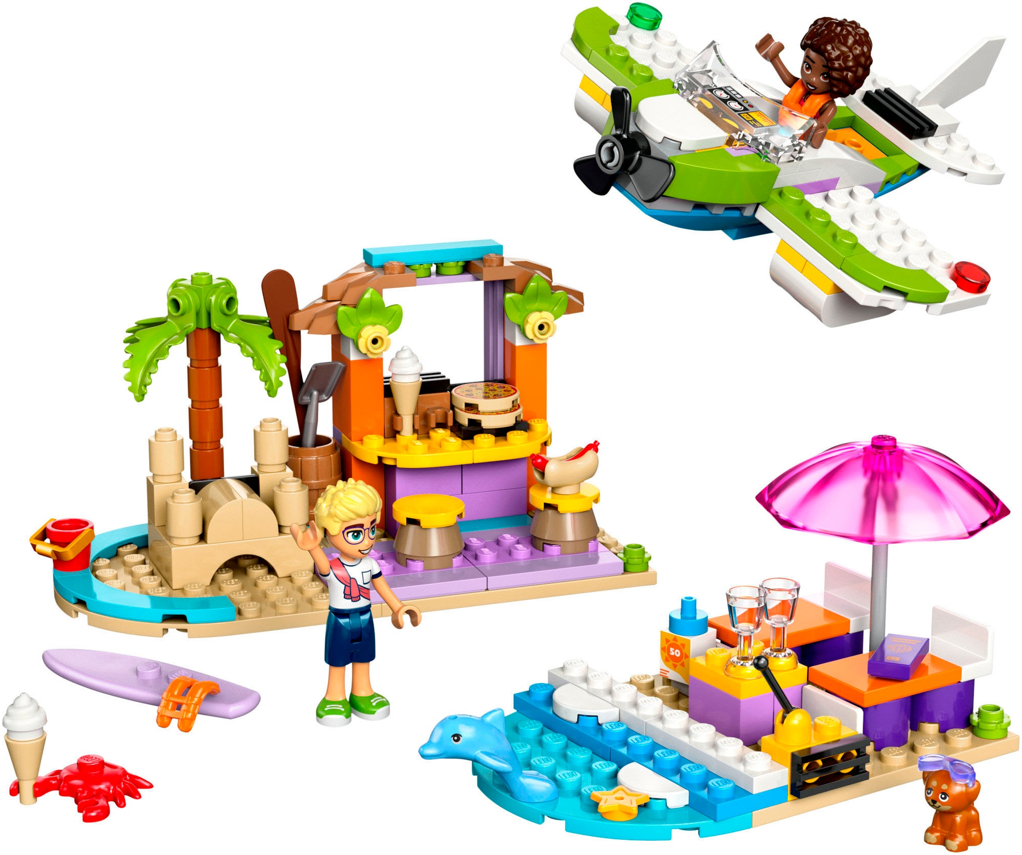 LEGO® Konstruktionsspielsteine »Kreativer Reisekoffer (42672), LEGO Friends«, (188 St.), Made in Europe