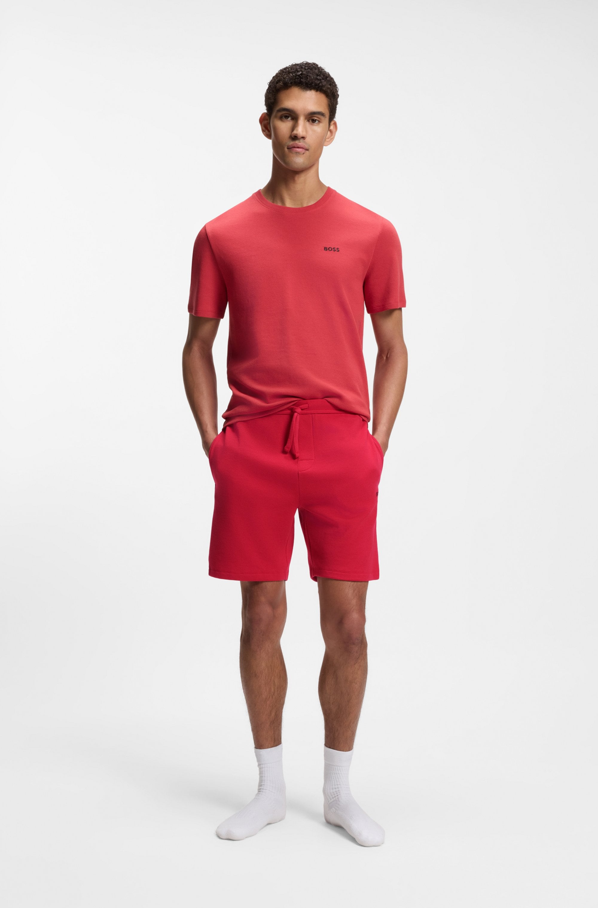 BOSS Pyjamashorts »Waffle Shorts«