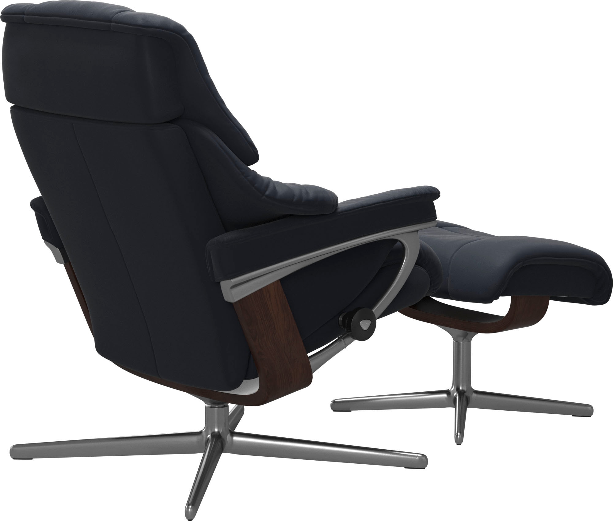 Stressless® Fußhocker »Reno«, mit Cross Base, Größe S, M & L, Holzakzent Braun