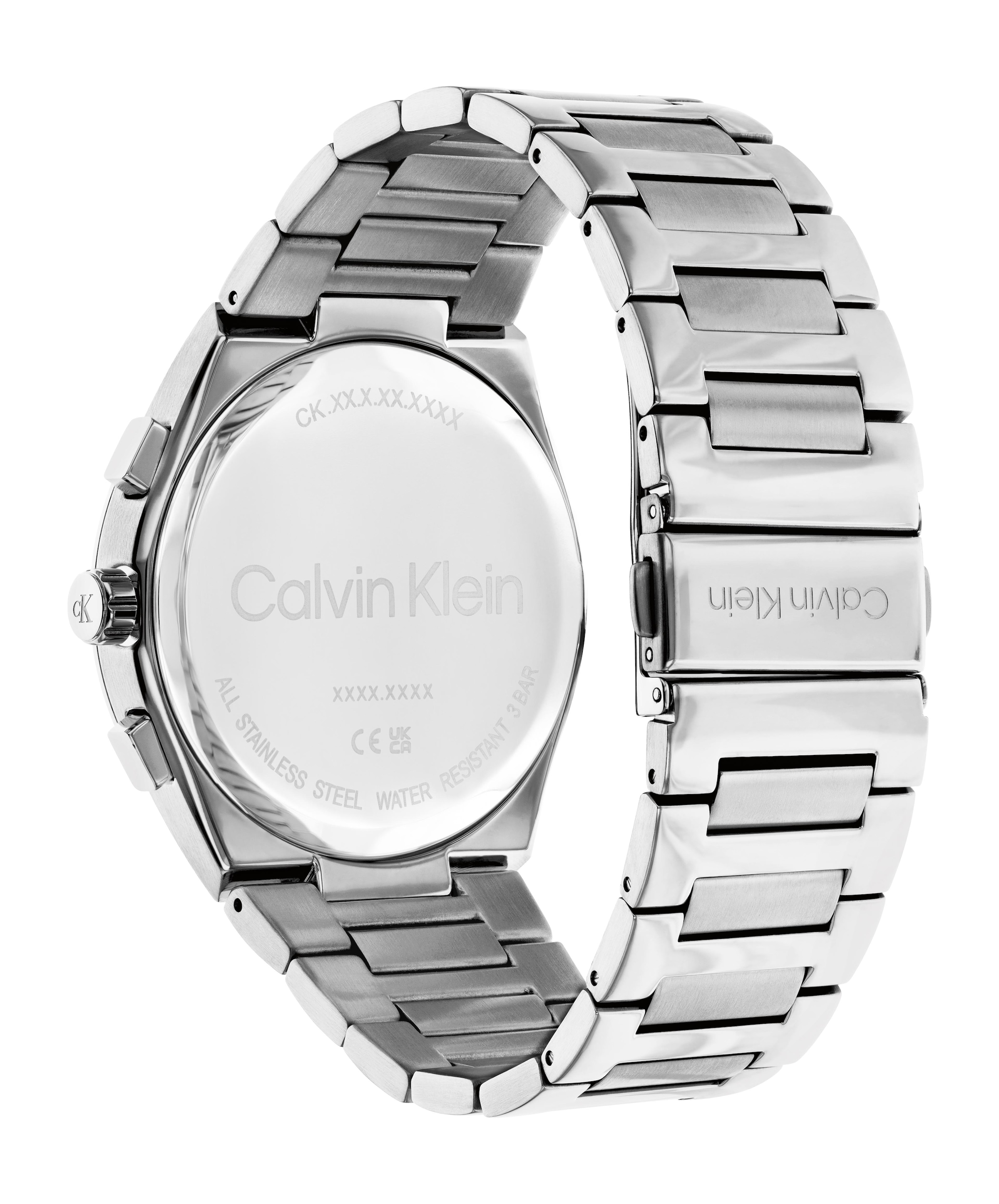 Calvin Klein Multifunktionsuhr »DISTINGUISH SKELETON« Quarzuhr, Armbanduhr, Herrenuhr, Edelstahlarmband, analog