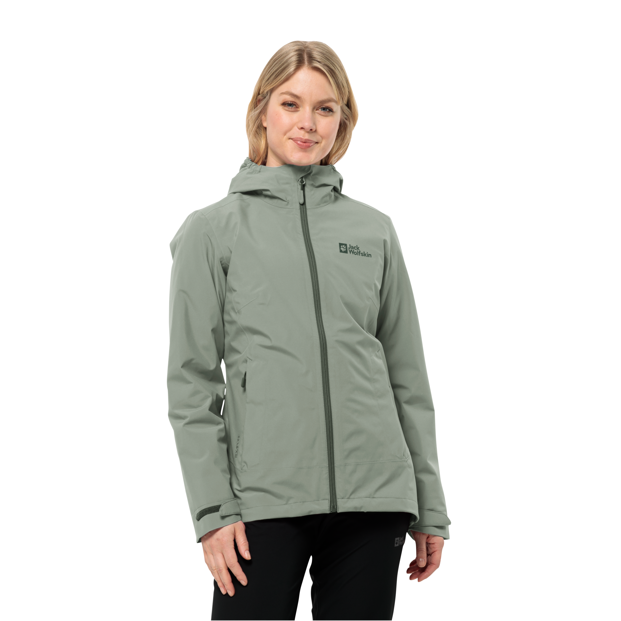 Jack Wolfskin 3-in-1-Funktionsjacke »MOONRISE 3IN1 JKT W«, mit Kapuze, mit wasserabweisenden Reißverschlüssen
