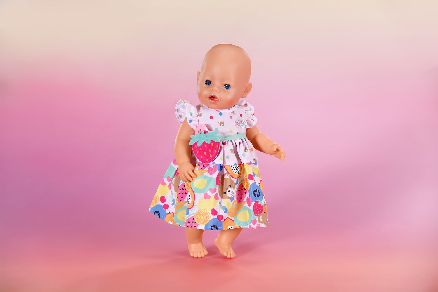 Baby Born Puppenkleidung »Kleid Früchte, 43 cm«, mit Kleiderbügel