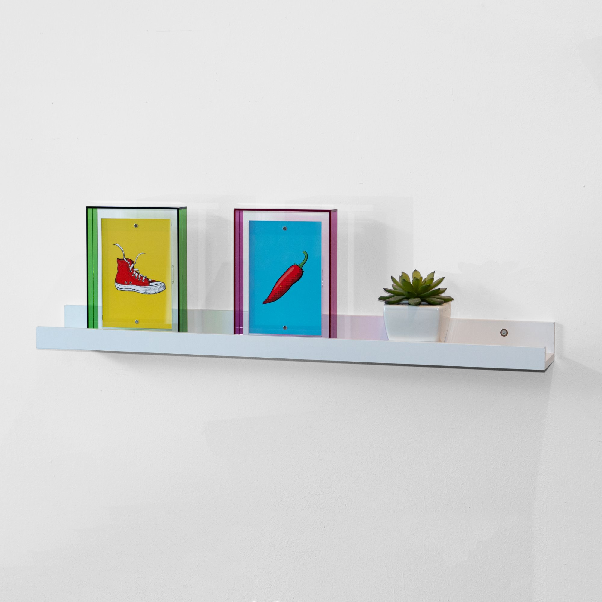 queence Wandregal »Bilderleiste«, (1 St.), Galerieboard Posterleiste für Bilder und Fotos