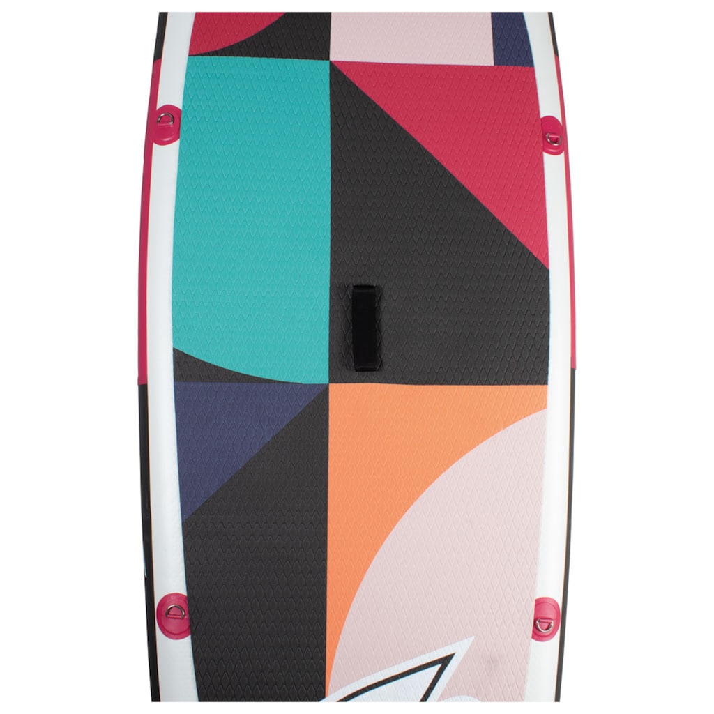 F2 SUP-Board »Tropical Icecream 11,5"«, (mit Paddel, Pumpe und Transportrucksack)