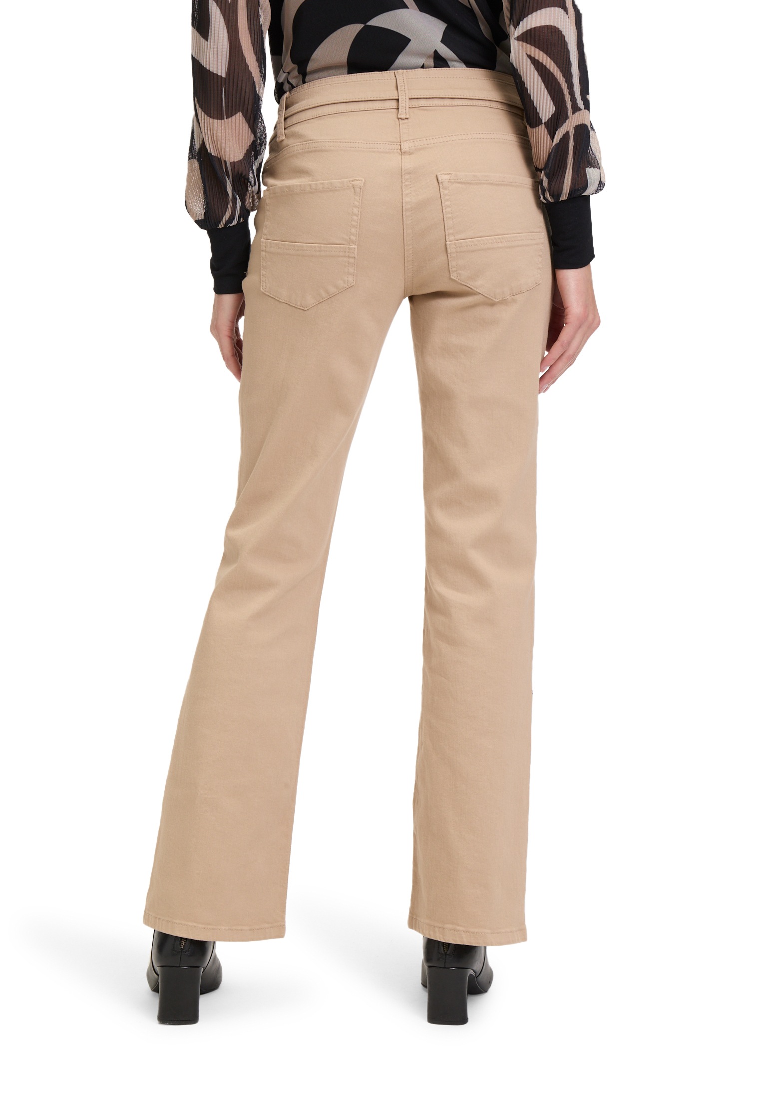 Betty Barclay Bootcuthose »Flared Cut-Jeans mit Gürtel«