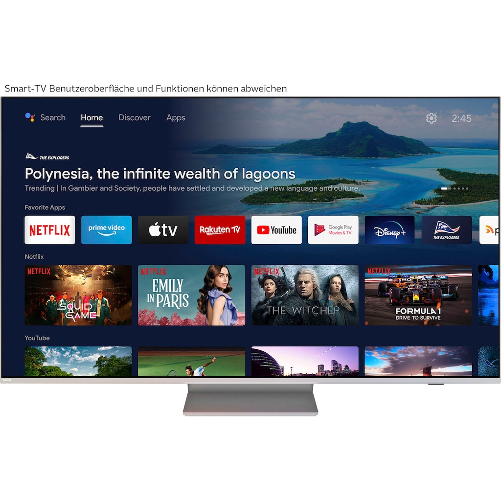 Philips LED-Fernseher »50PUS8807/12«, 126 cm/50 Zoll, 4K Ultra HD, Smart-TV-Android TV