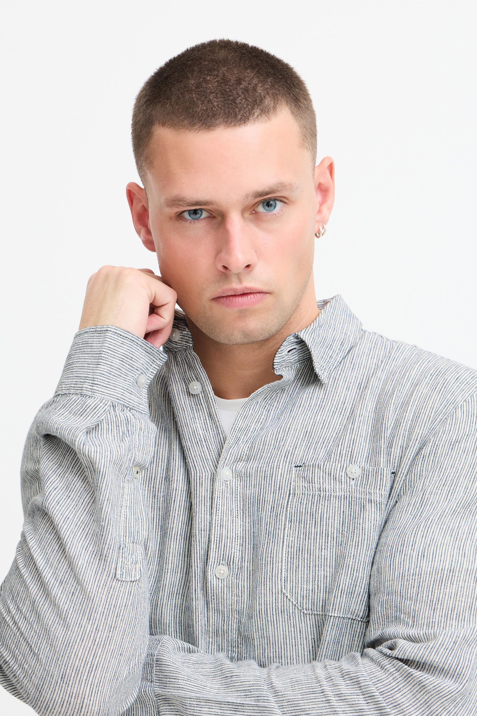 Blend Langarmhemd »Langarmhemd BHBobby Shirt stripe«