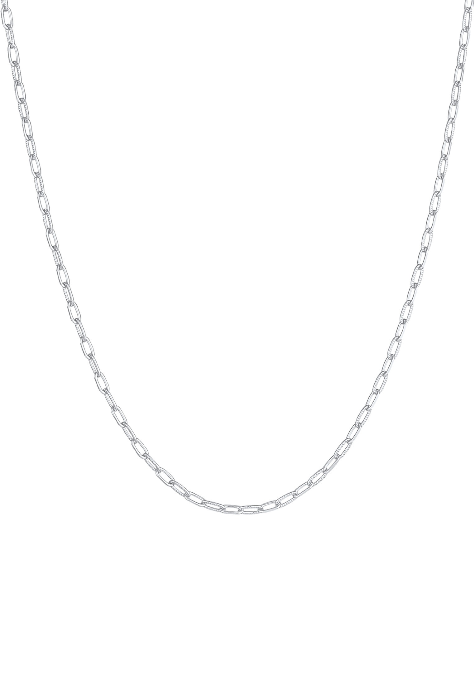 Elli Kette ohne Anhänger »Halskette Gliederkette Oval Chain Basic Trend 925 Silber«