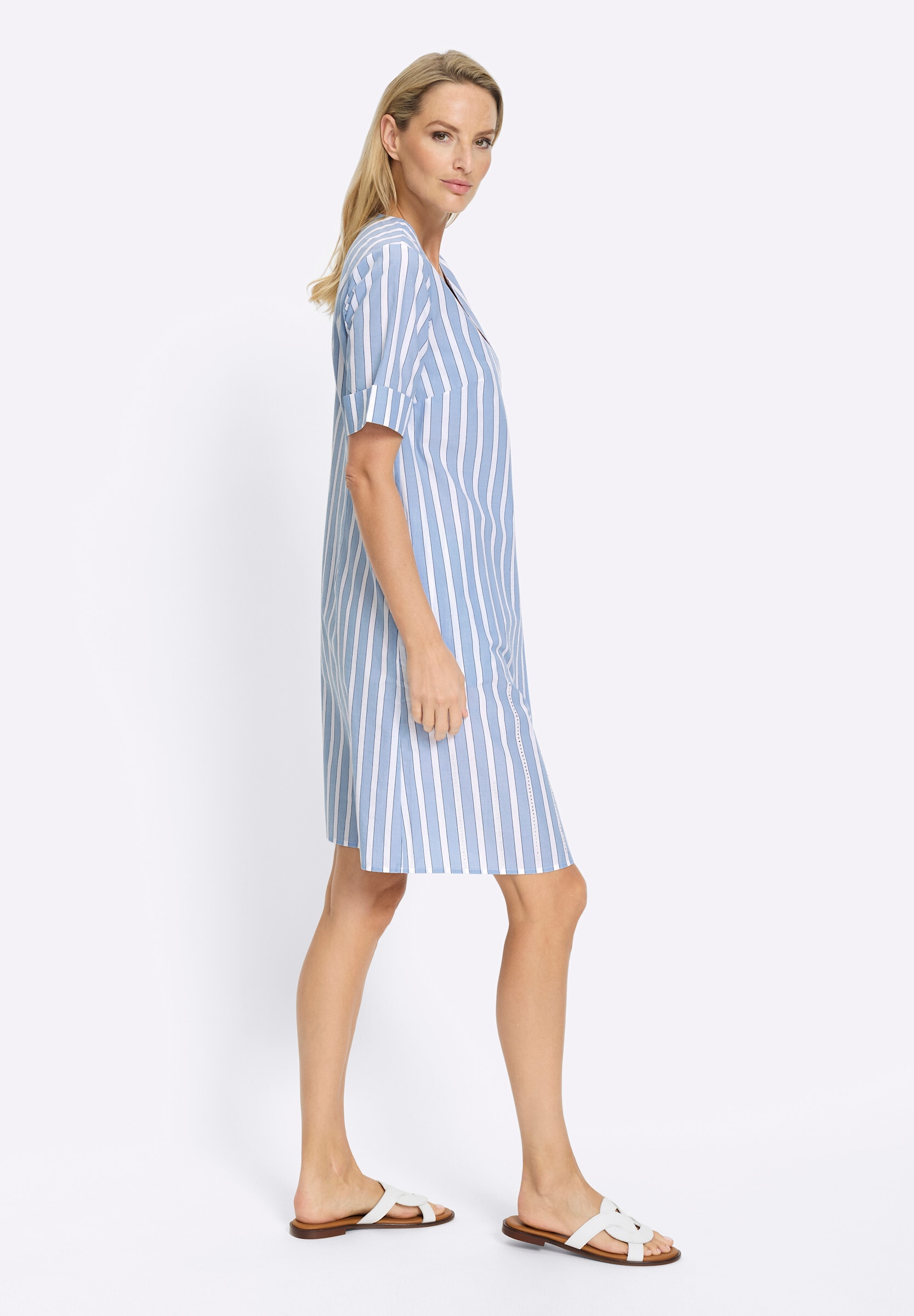 heine Sommerkleid »Druck-Kleid Druckkleid im Streifen-Look«