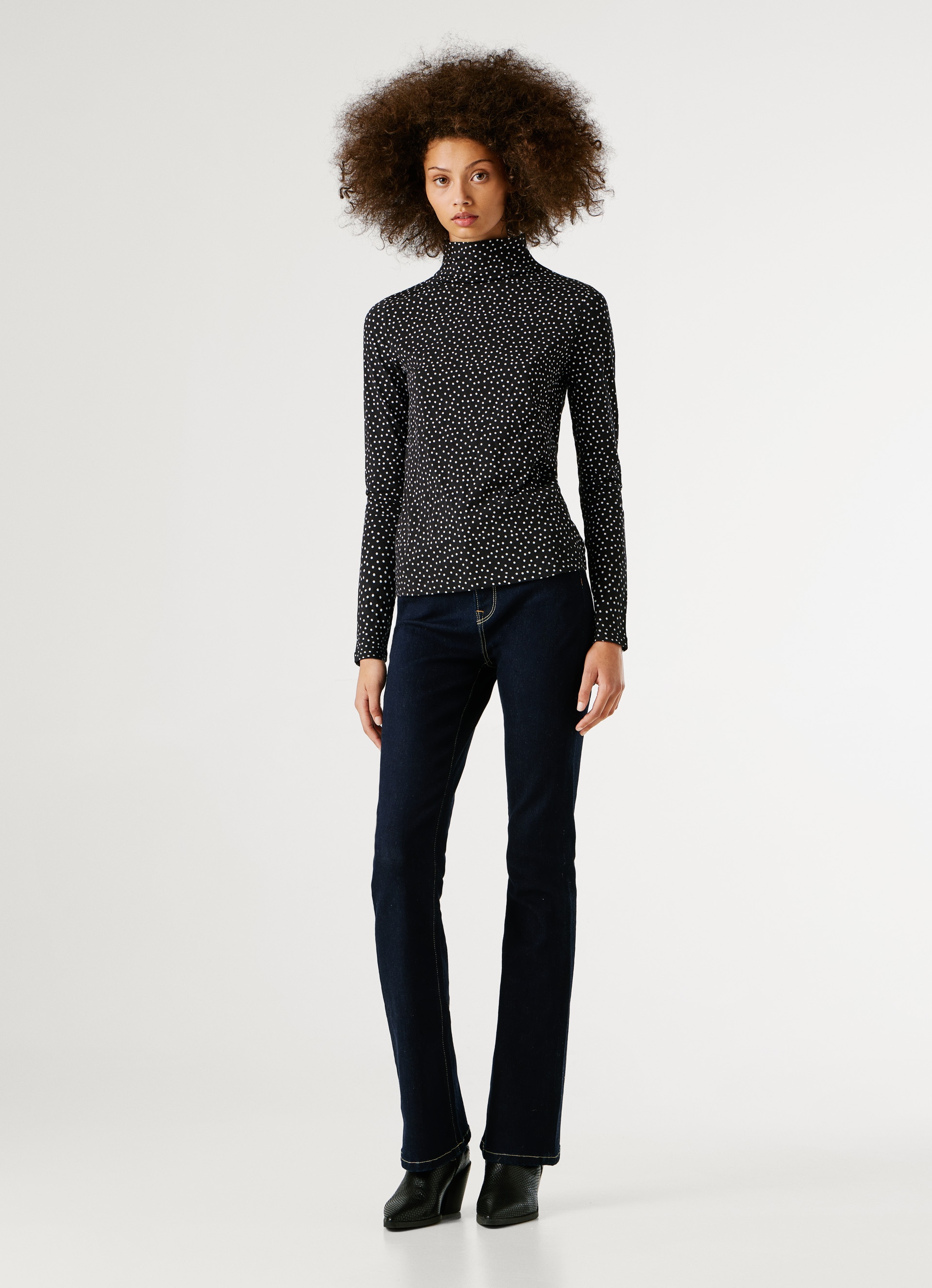 Pepe Jeans Langarmshirt »BIBI« mit Stehkragen