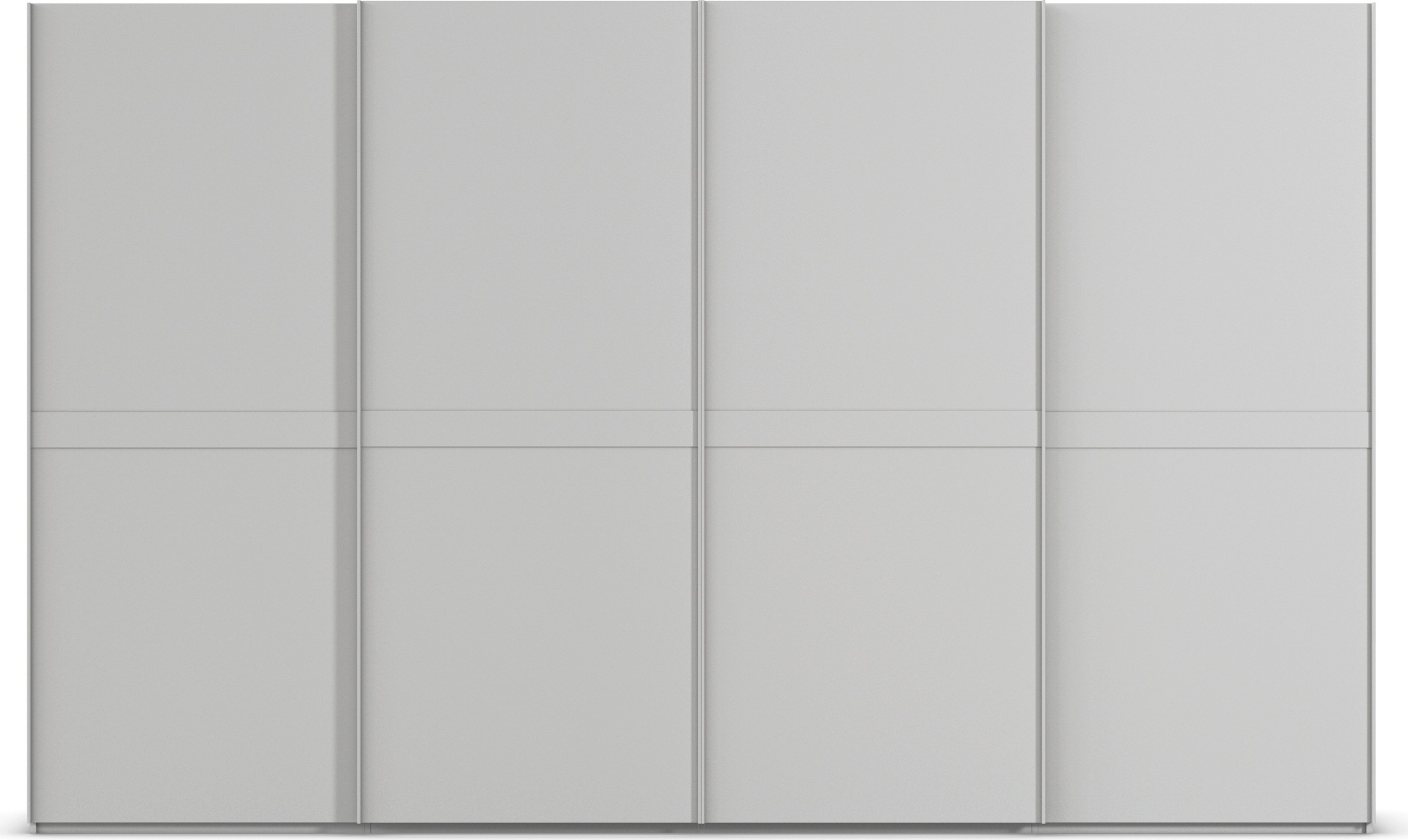 rauch Schwebetürenschrank »Kleiderschrank Schrank Garderobe Schlafzimmerschrank SCALE-LINE«, edle Optik mit Bauchbinde in Korpusfarbe Dekorfront MADE IN GERMANY
