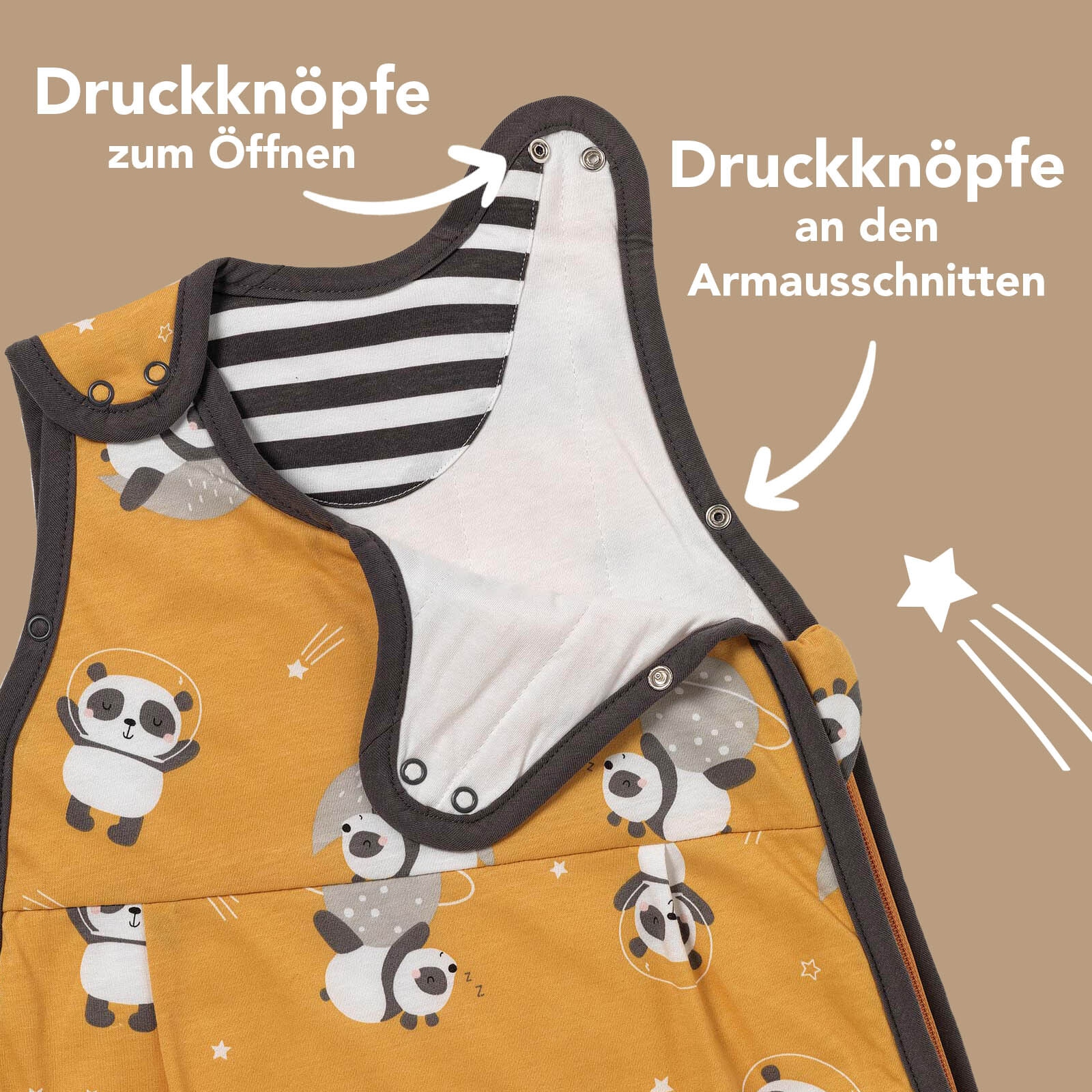 Schlummersack Babyschlafsack »Schlafsack ohne Füßen 1.0 Tog«