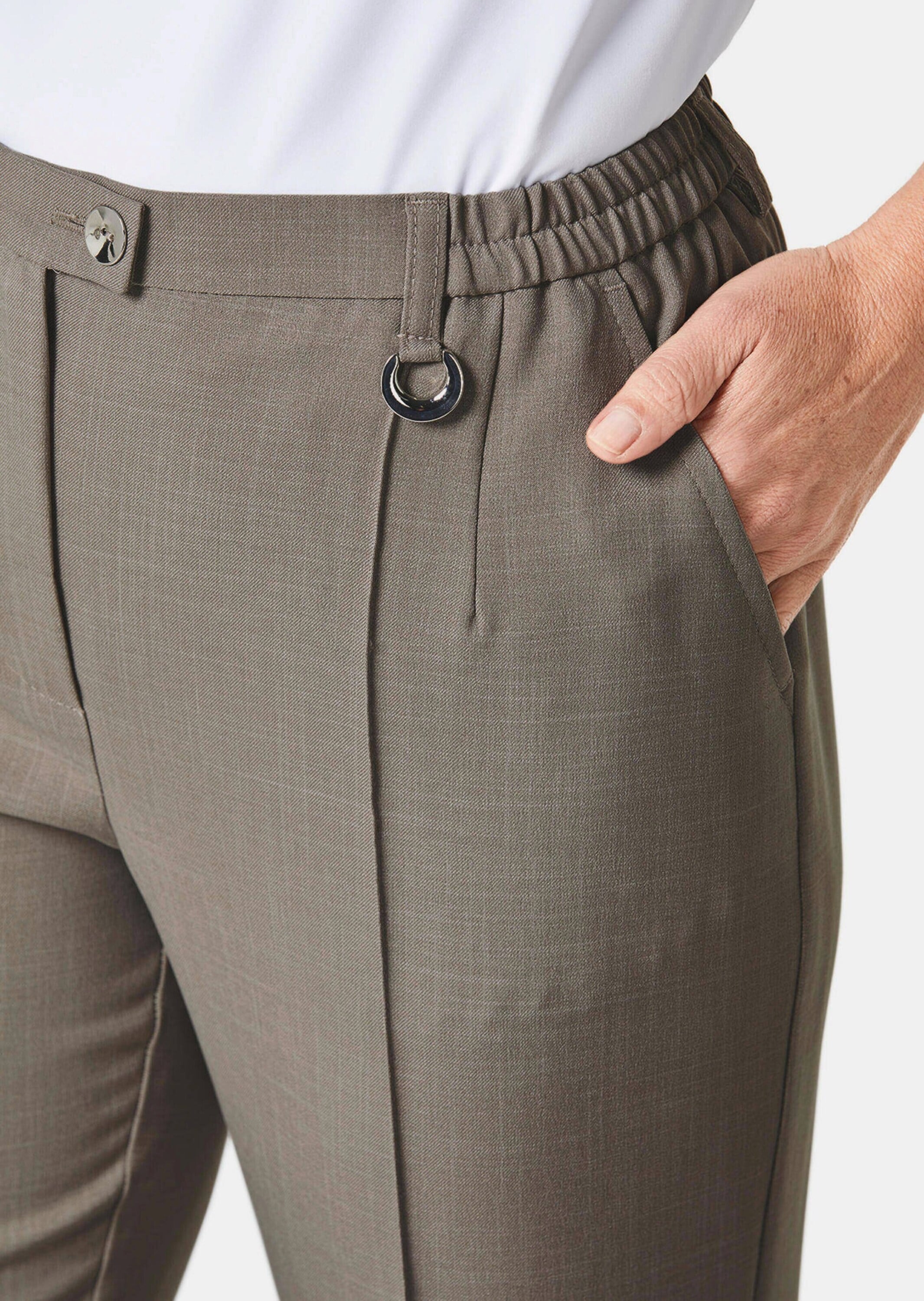 GOLDNER 2-in-1-Hose »Hose Carla Knitterarme Hose Carla mit SilverFresh-Ausrüstung«