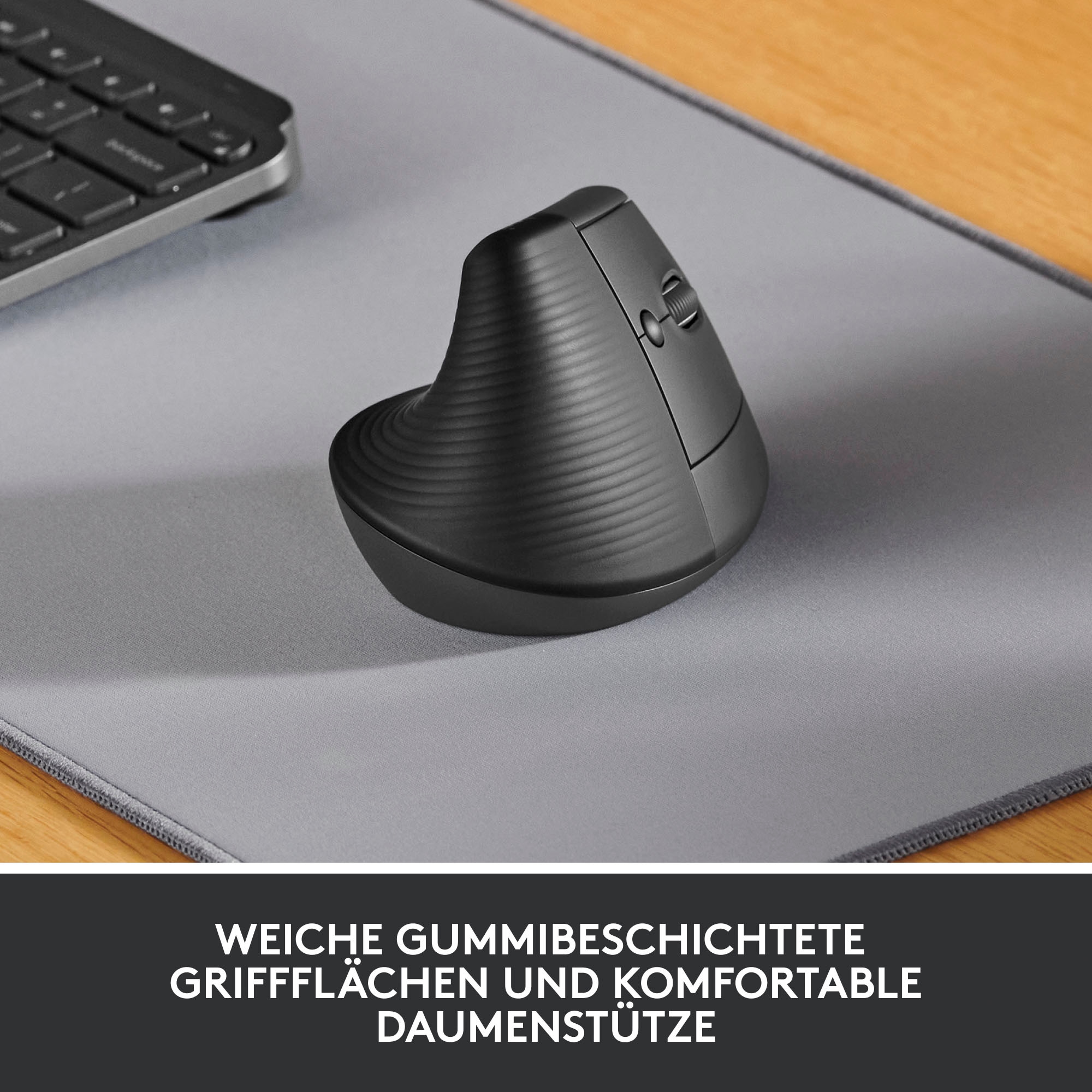 Logitech ergonomische Maus »Lift Right Vertical«, Bluetooth