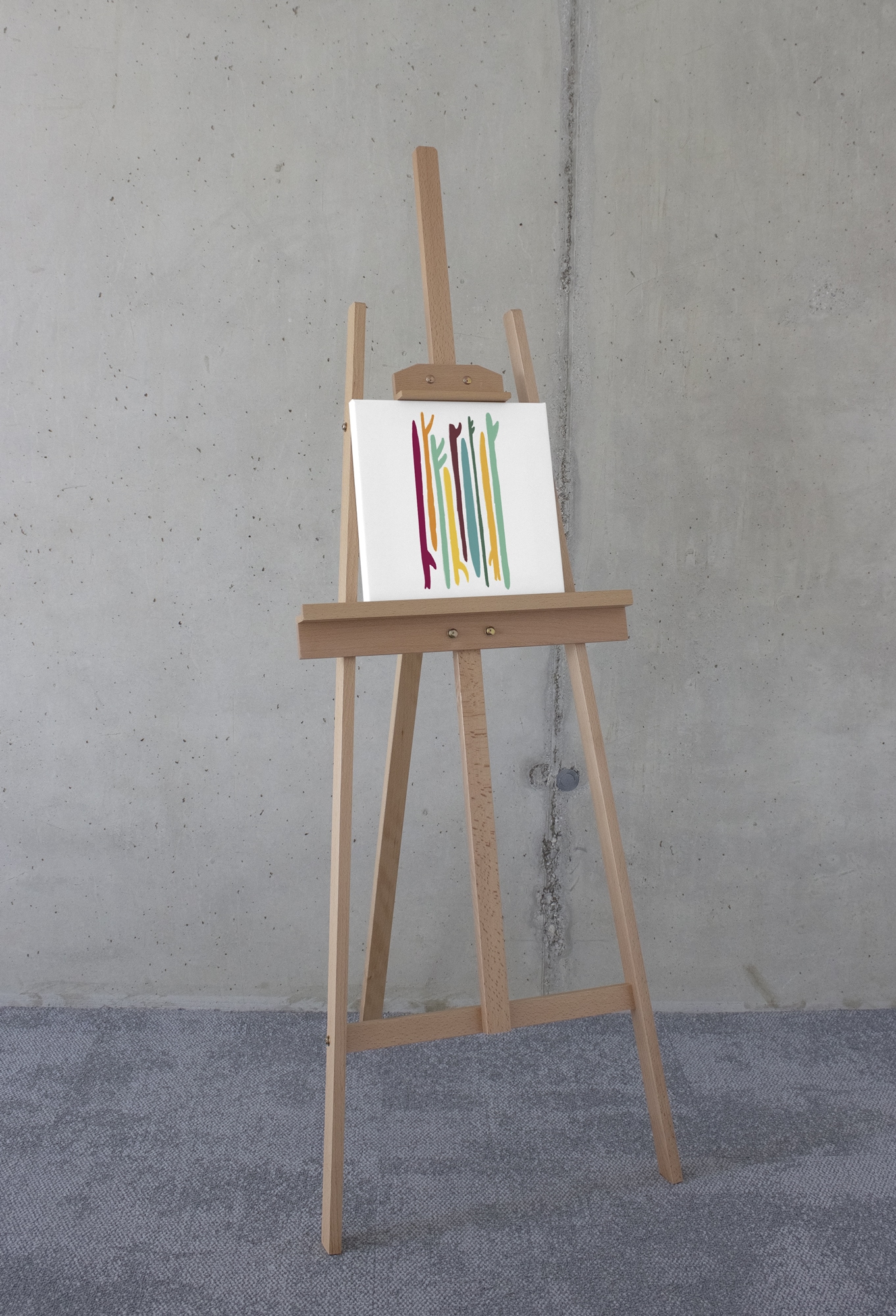 Komar Leinwandbild »Surf Blade - Größe 30 x 30 cm« Natur 1 Stk. tlg. Keilrahmenbild mi Echtholzrahmen