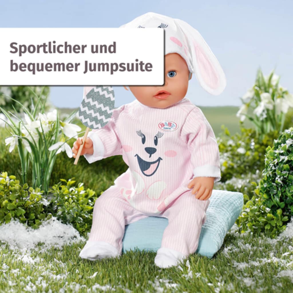 Baby Born Puppenkleidung »Häschen Kuschelanzug, 43 cm«