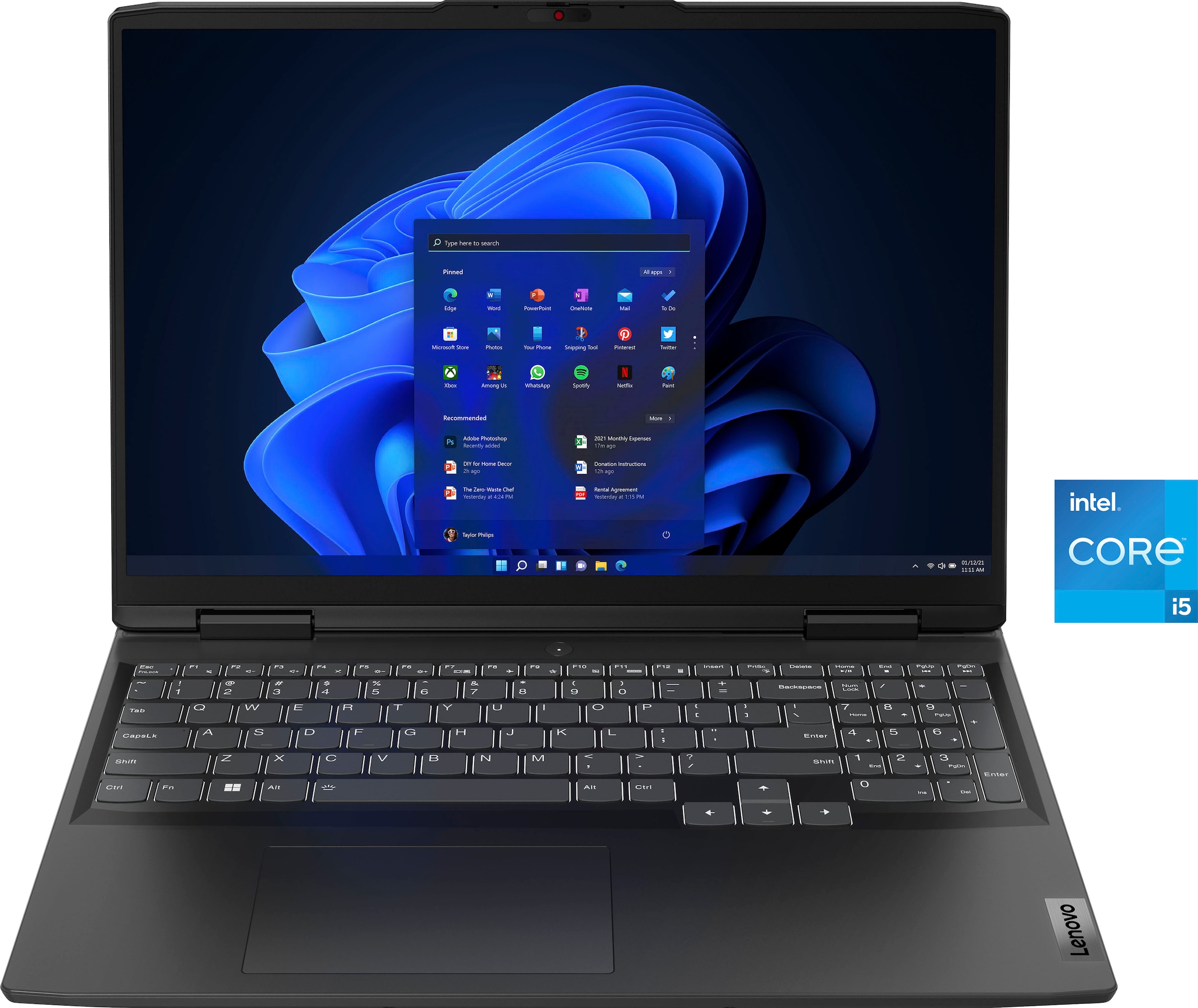 Lenovo Gaming-Notebook »IdeaPad Gaming 3 Jahre | 3050, RTX 3 Core Premium 16 16IAH7«, Monate Lenovo cm, / i5, XXL GB Care 512 Intel, Garantie ➥ kostenlos 3 UNIVERSAL 40,64 SSD, GeForce Zoll