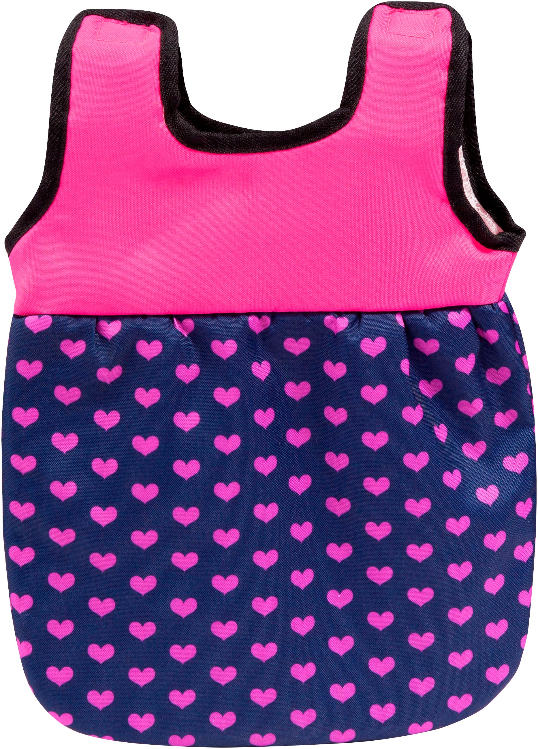 Bayer Puppenmöbel »Puppen-Reisebett und Schlafsack blau/pink«, (Set), mit Schlafsack, Wickeltasche und Zubehör für die Puppenpflege