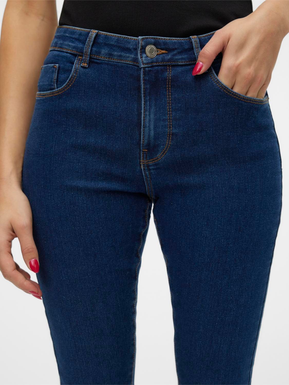 Vero Moda Skinny-fit-Jeans »VMELLY MR SKINNY JEANS BLUE NOOS«