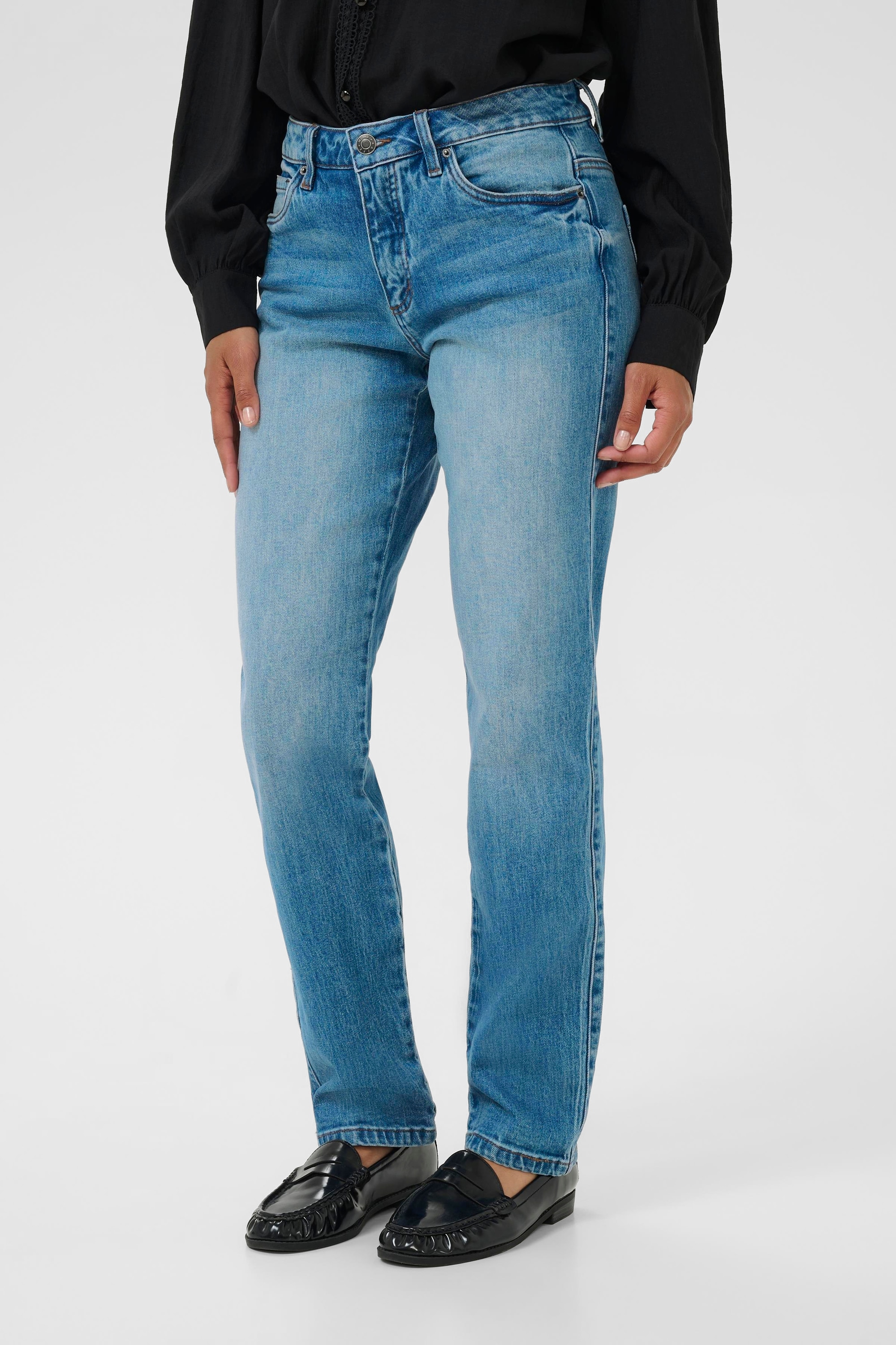KAFFE Regular-fit-Jeans »Damen Jeans KAmaris«