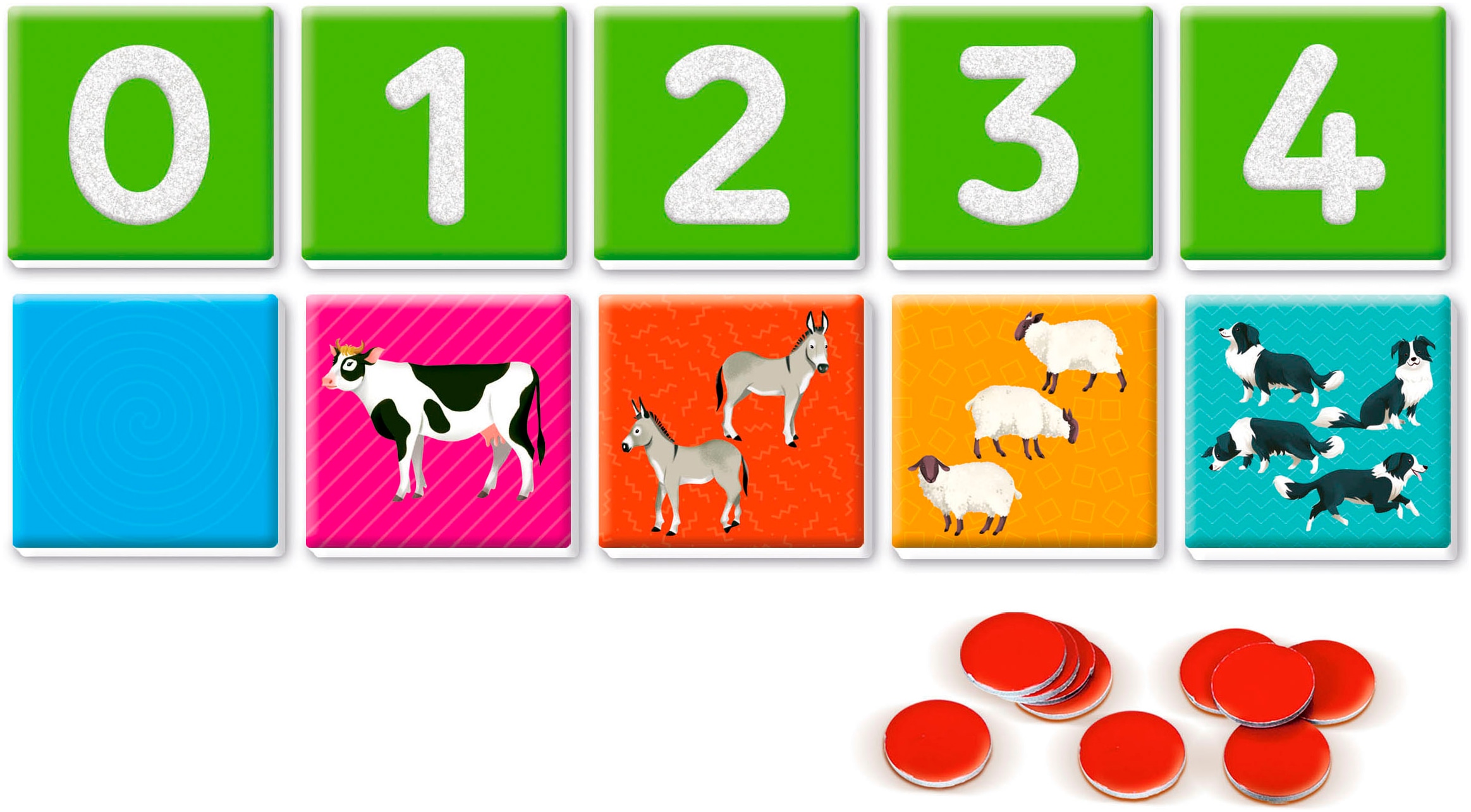 Clementoni® Spiel »Education, Taktile Zahlen (Montessori)« Made in Europe