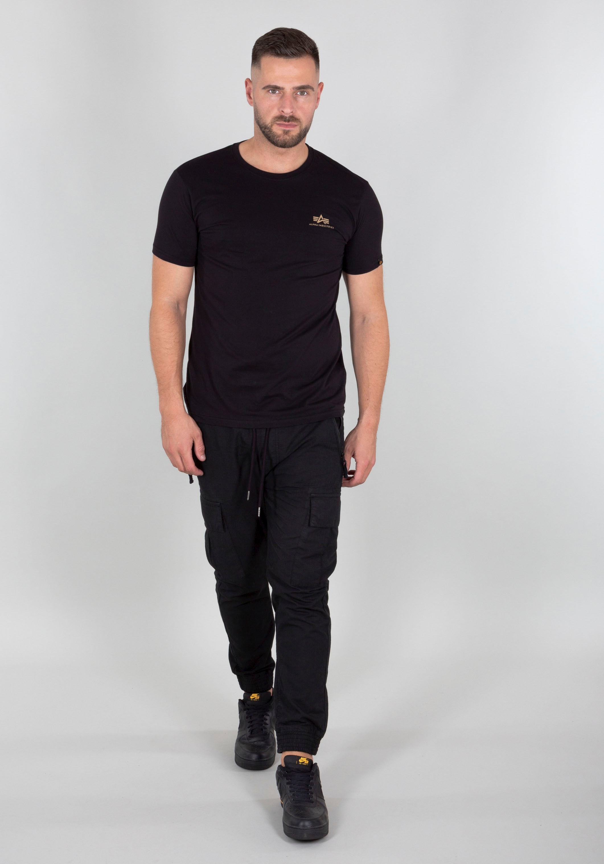 Alpha Industries Rundhalsshirt »Back Tee Camo Print«