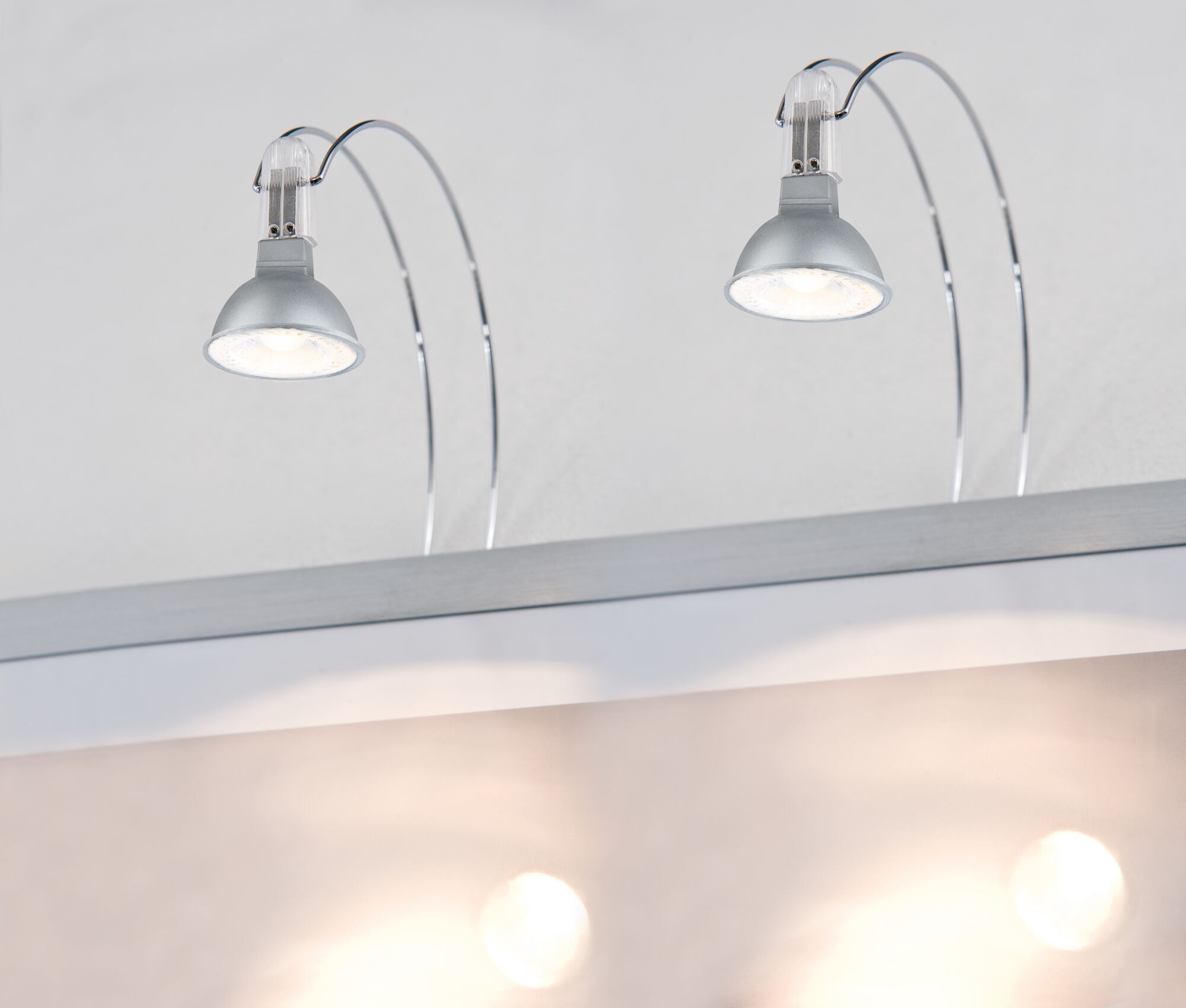 Paulmann LED Bilderleuchte »Galeria LED II Chrom inkl. Leuchtmittel 2x4W GU5,3« GU 5,3 1 Stk. Warmweiß