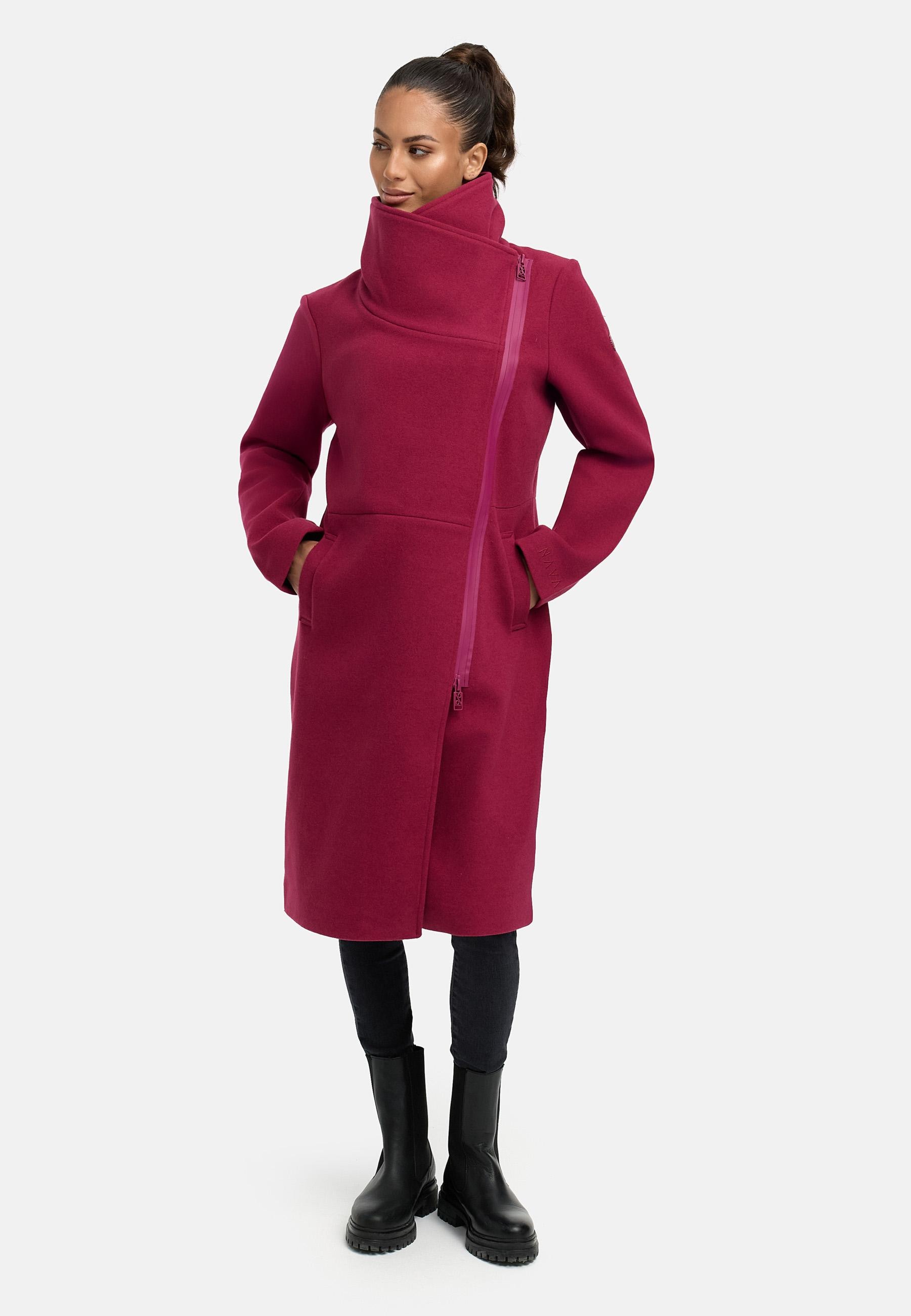 Navahoo Kurzmantel »Kurzmantel Samtrose 14«