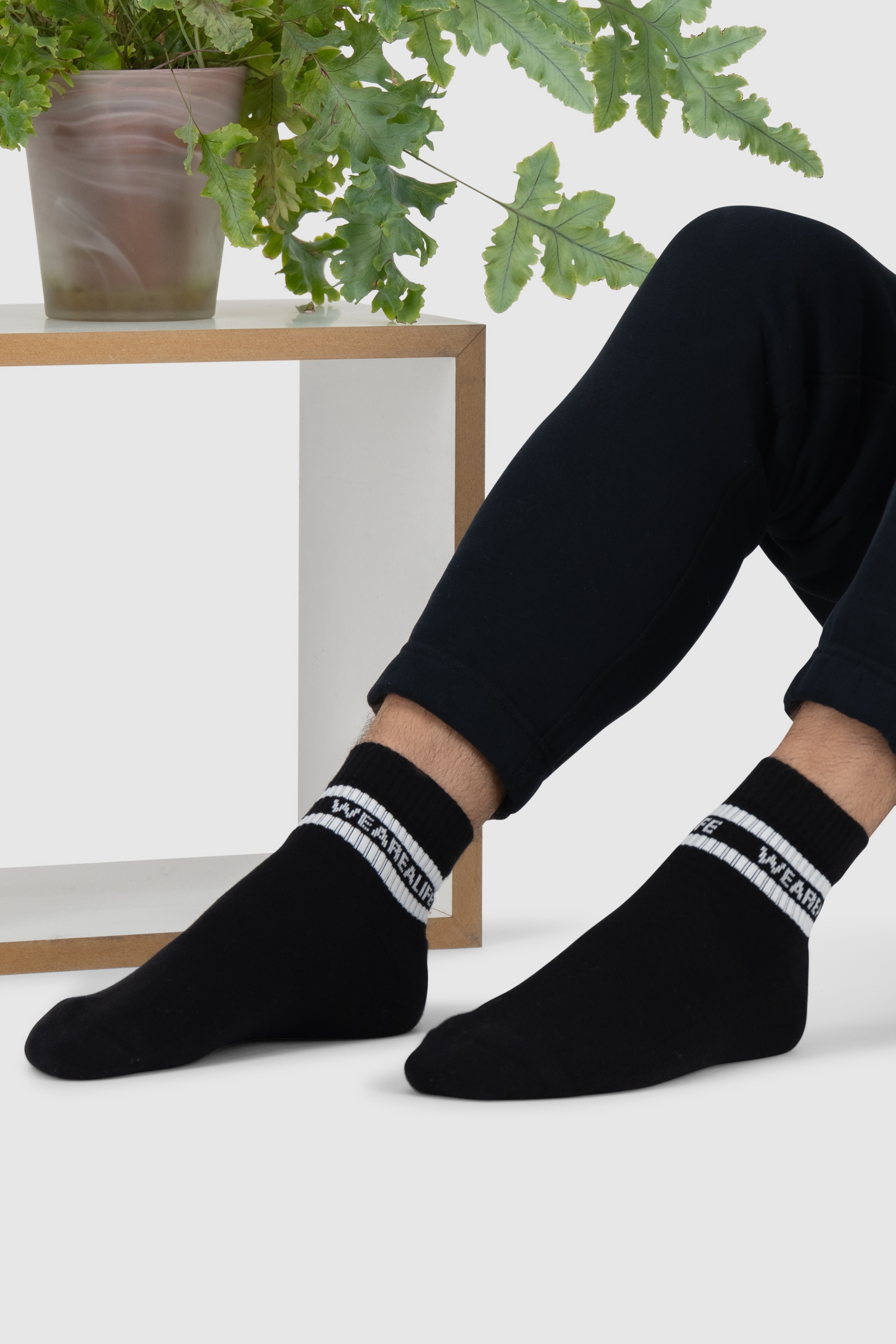 Alife & Kickin Sneakersocken Sneakersocken knöchelhoch mit Streifen, aus Baumwolle mit weichem Bund