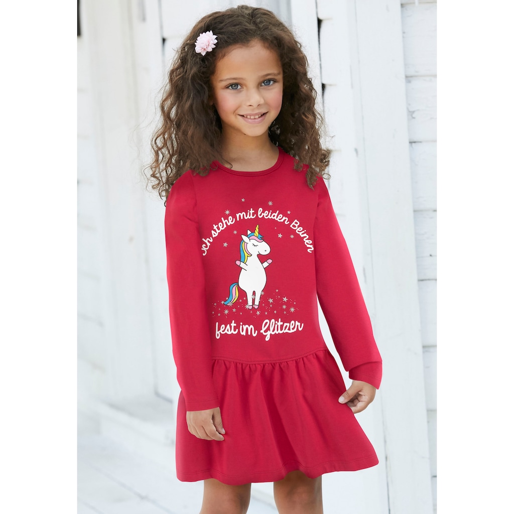 KIDSWORLD Jerseykleid »Einhorn«