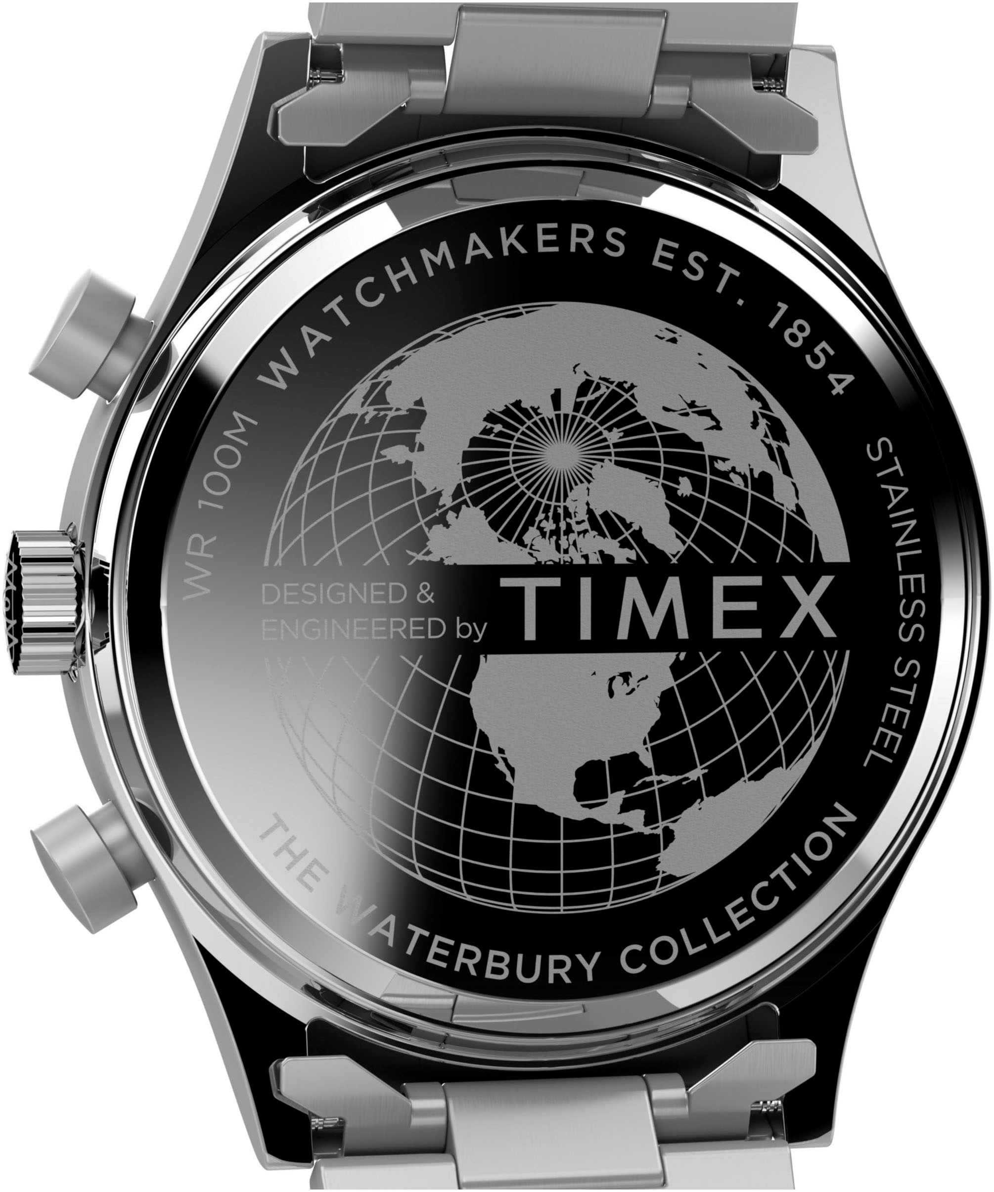 Timex Chronograph »WATERBURY TRADITIONAL«, Quarzuhr, Armbanduhr, Herrenuhr, Datum, Leuchtzeiger, Stoppfunktion