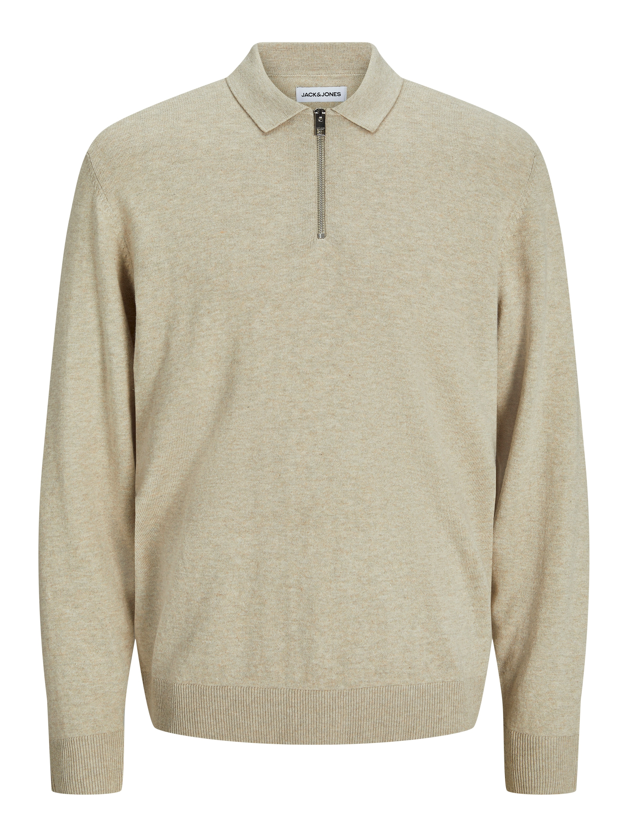 Jack & Jones Polokragenpullover »JJEEMIL KNIT POLO HALF ZIP LS NOOS« mit Polo Kragen