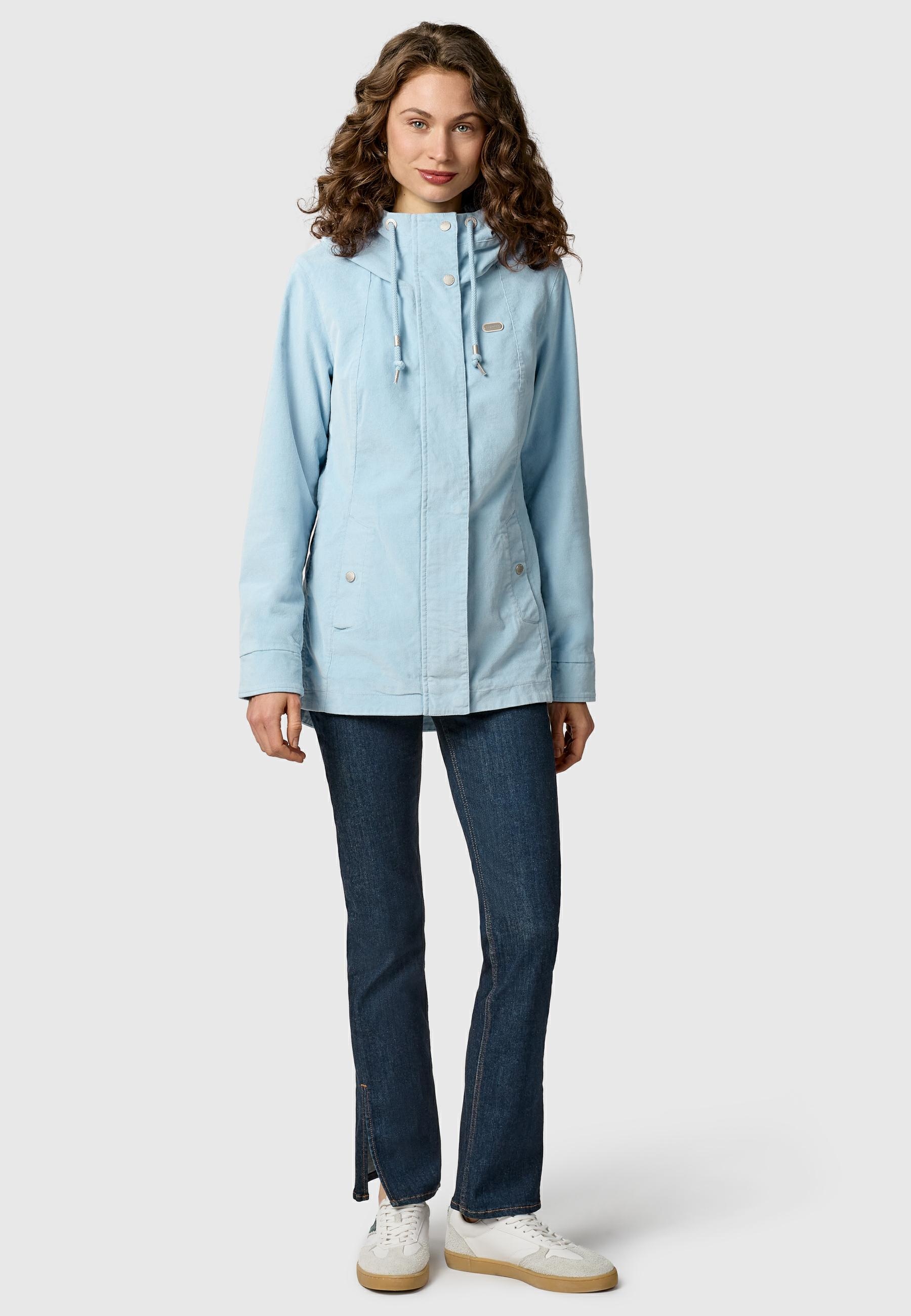 Ragwear Cordjacke »Cordjacke Alvena Cordy YOUMODO« mit Kapuze Sportliche leichte Kordjacke mit Kapuze