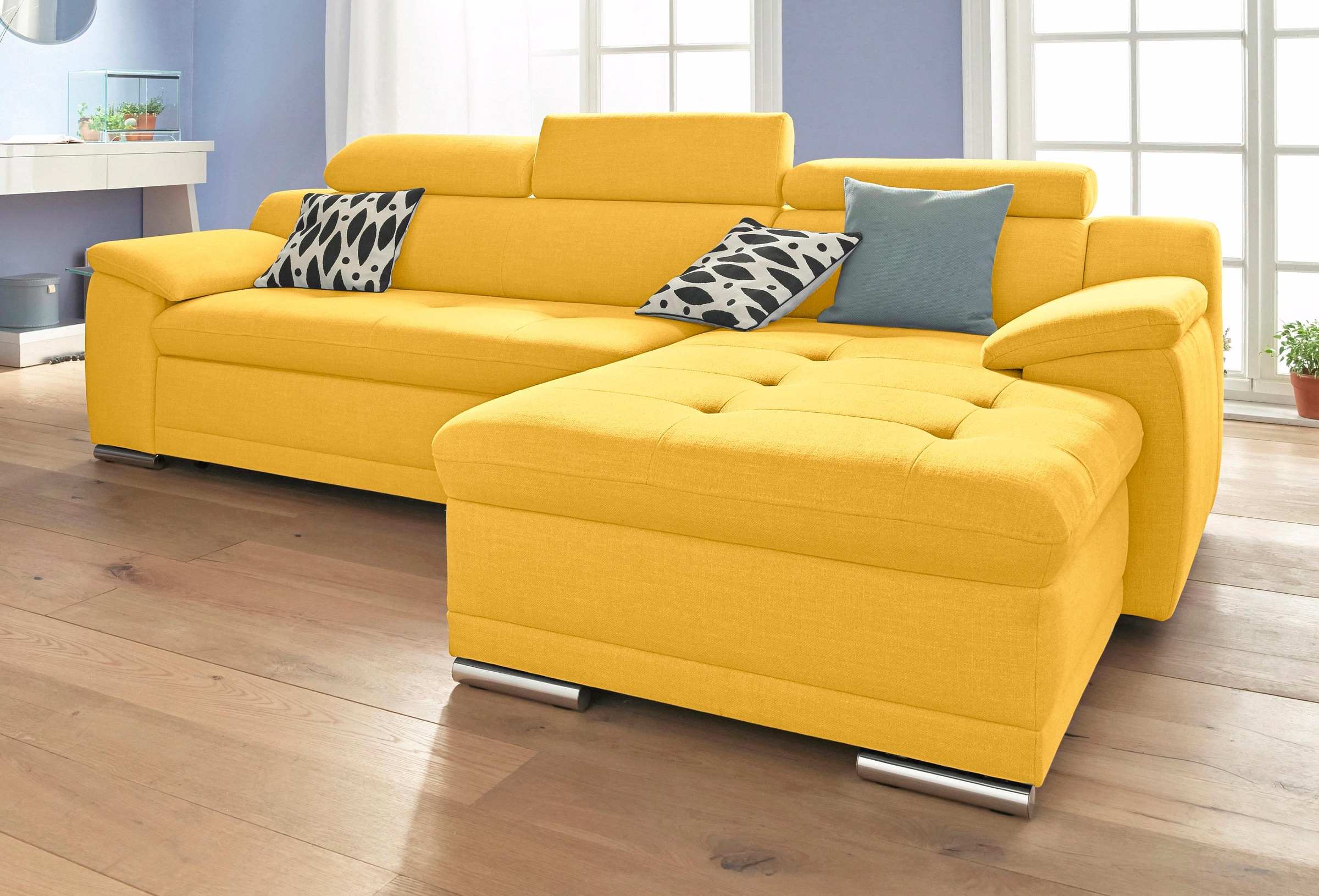 sit&more Ecksofa, wahlweise mit Bettfunktion, inklusive Kopfteilverstellung kaufen