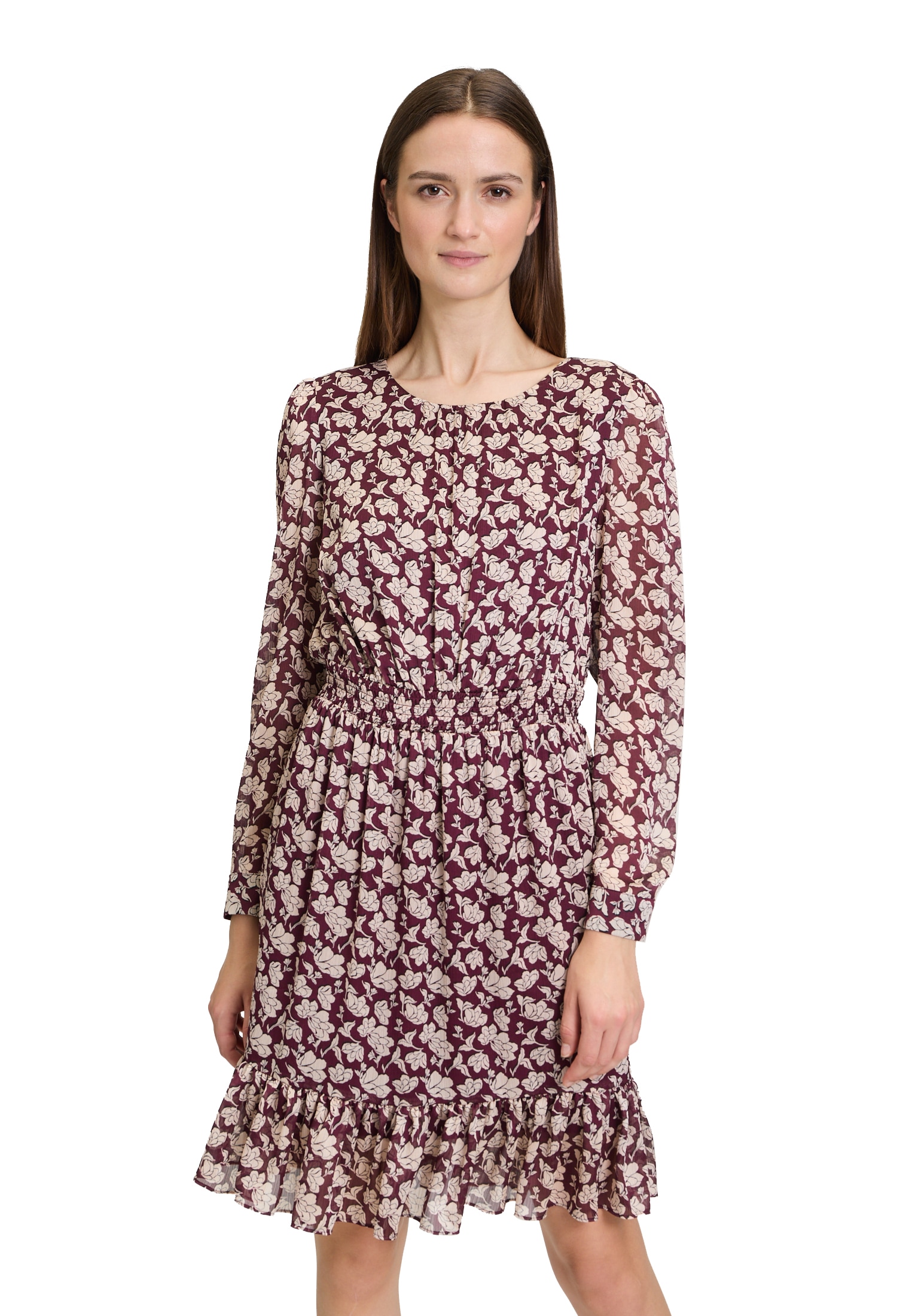 Cartoon Chiffonkleid »Chiffonkleid mit Rüschen«